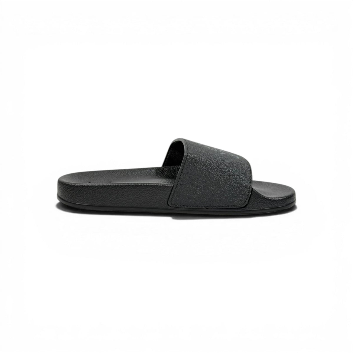 🖤✨ LV Inspired Slides – Black Luxury Minimal Edition - MASTERPIECE