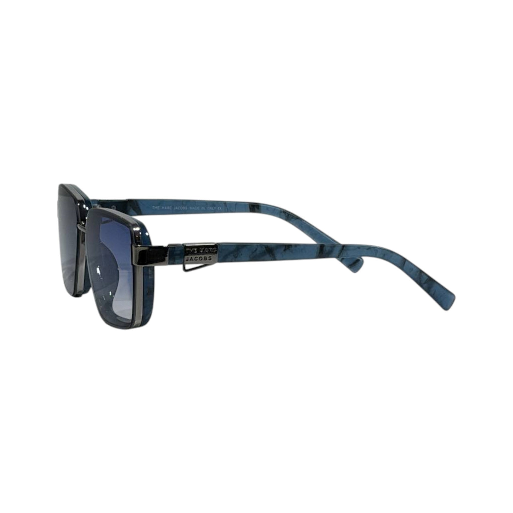 Marc Jacobs Blue Gradient Sunglasses – Modern Square Luxury 🕶️💙✨ - MASTERPIECE