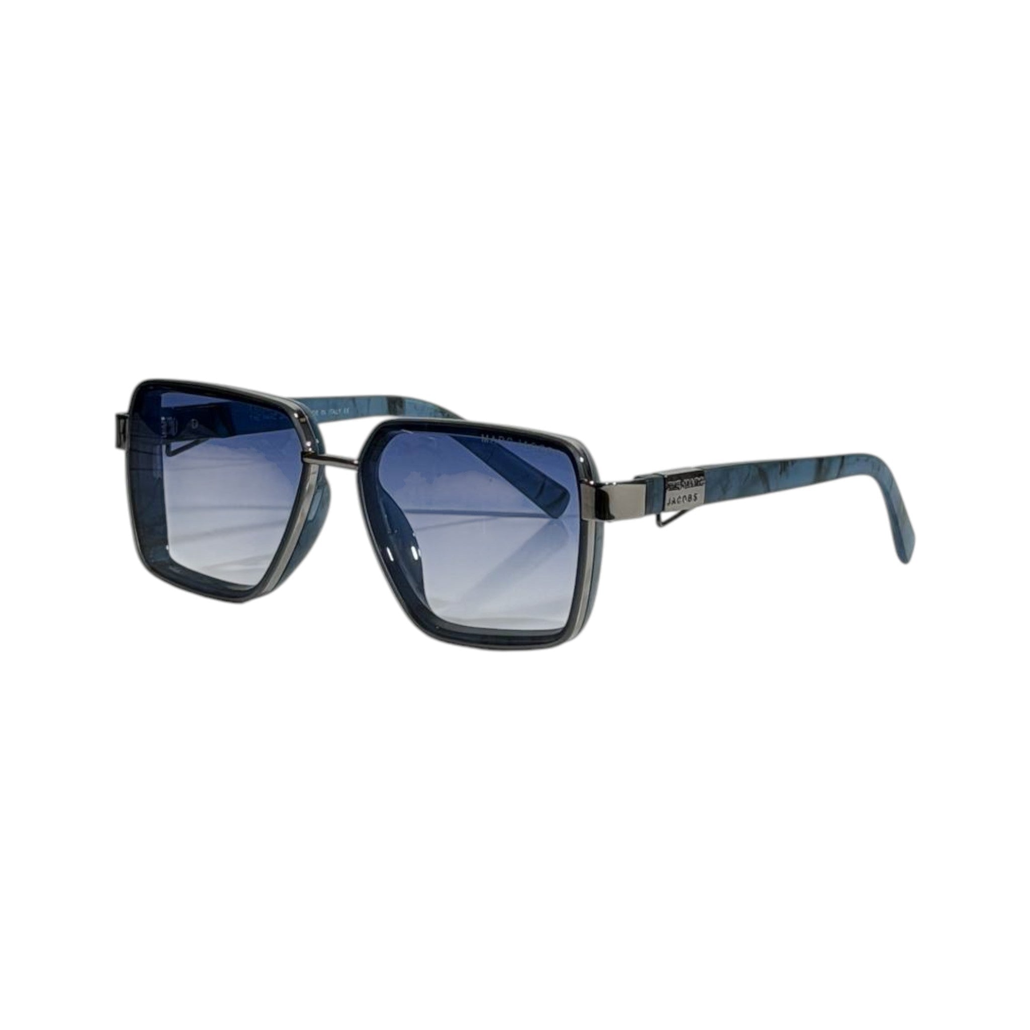 Marc Jacobs Blue Gradient Sunglasses – Modern Square Luxury 🕶️💙✨ - MASTERPIECE