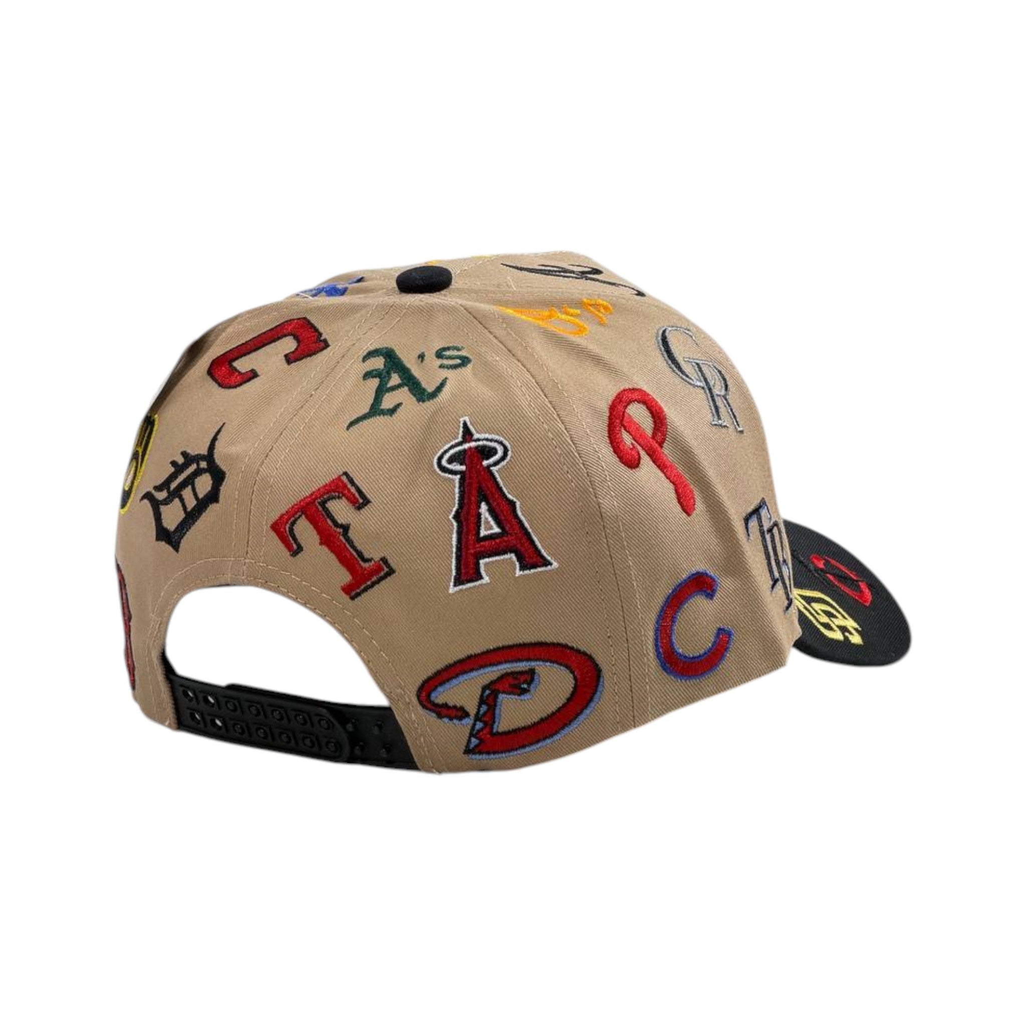 🧢 MLB Multi - Logo Beige Cap | Premium Patch Streetwear Style 🔥⚾ - MASTERPIECE
