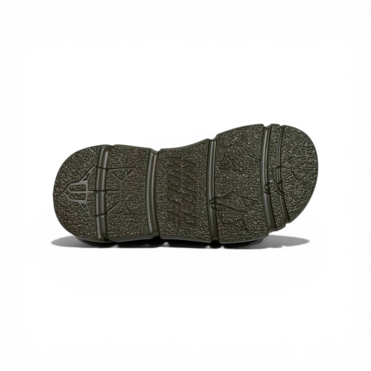NAKED WOLFE Olive Green Chunky Slide – Bold Streetwear Comfort & Premium Design 👟🔥 - MASTERPIECE