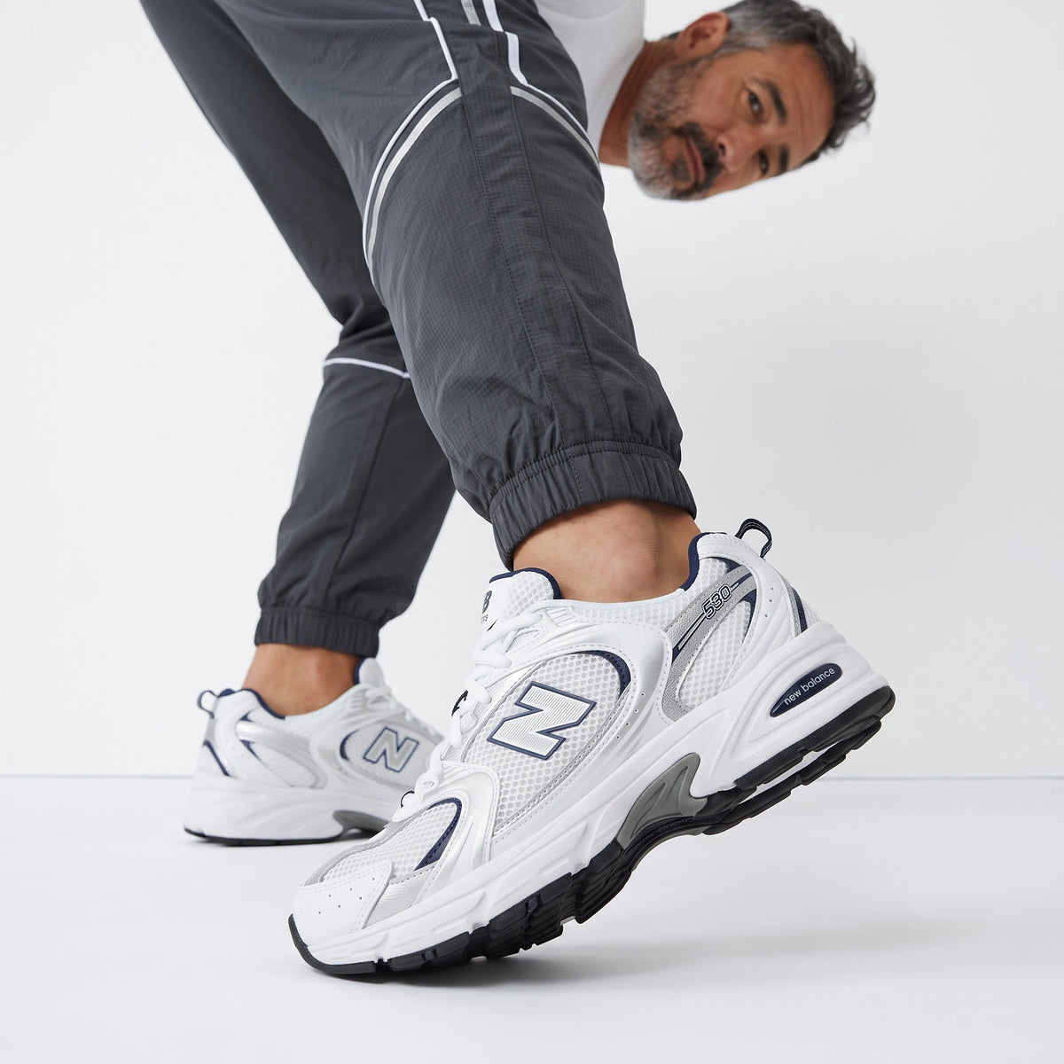 New Balance 530 – White/Silver Running Sneaker 👟✨ - MASTERPIECE
