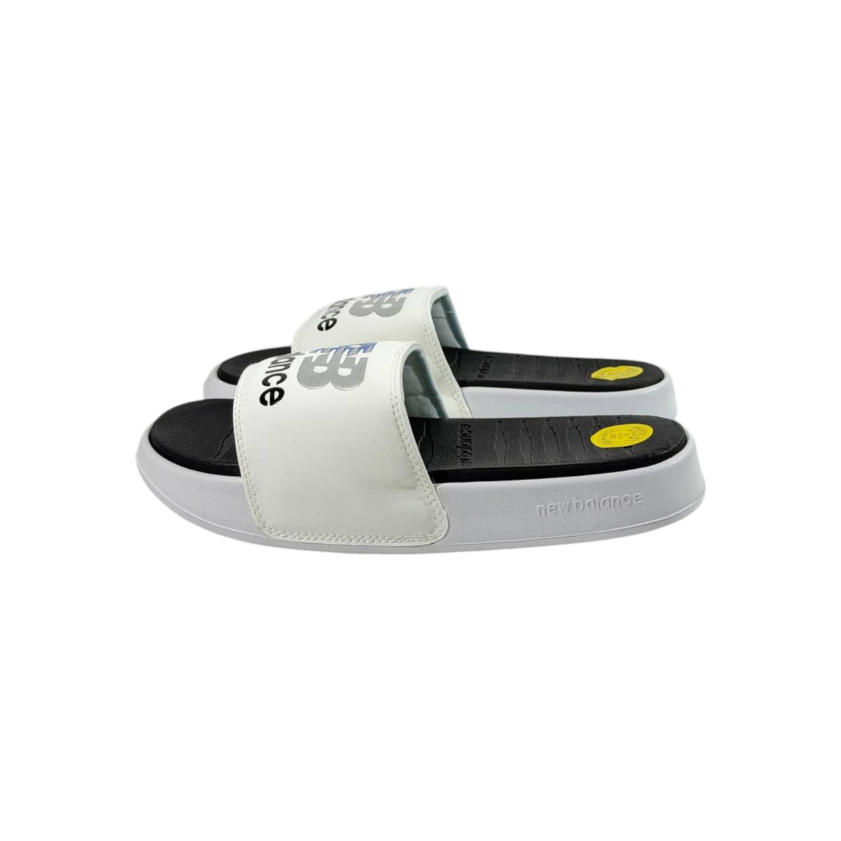 ⚡ New Balance Black & White Comfort Slides – Clean. Classic. Powerful. 🤍🖤 - MASTERPIECE