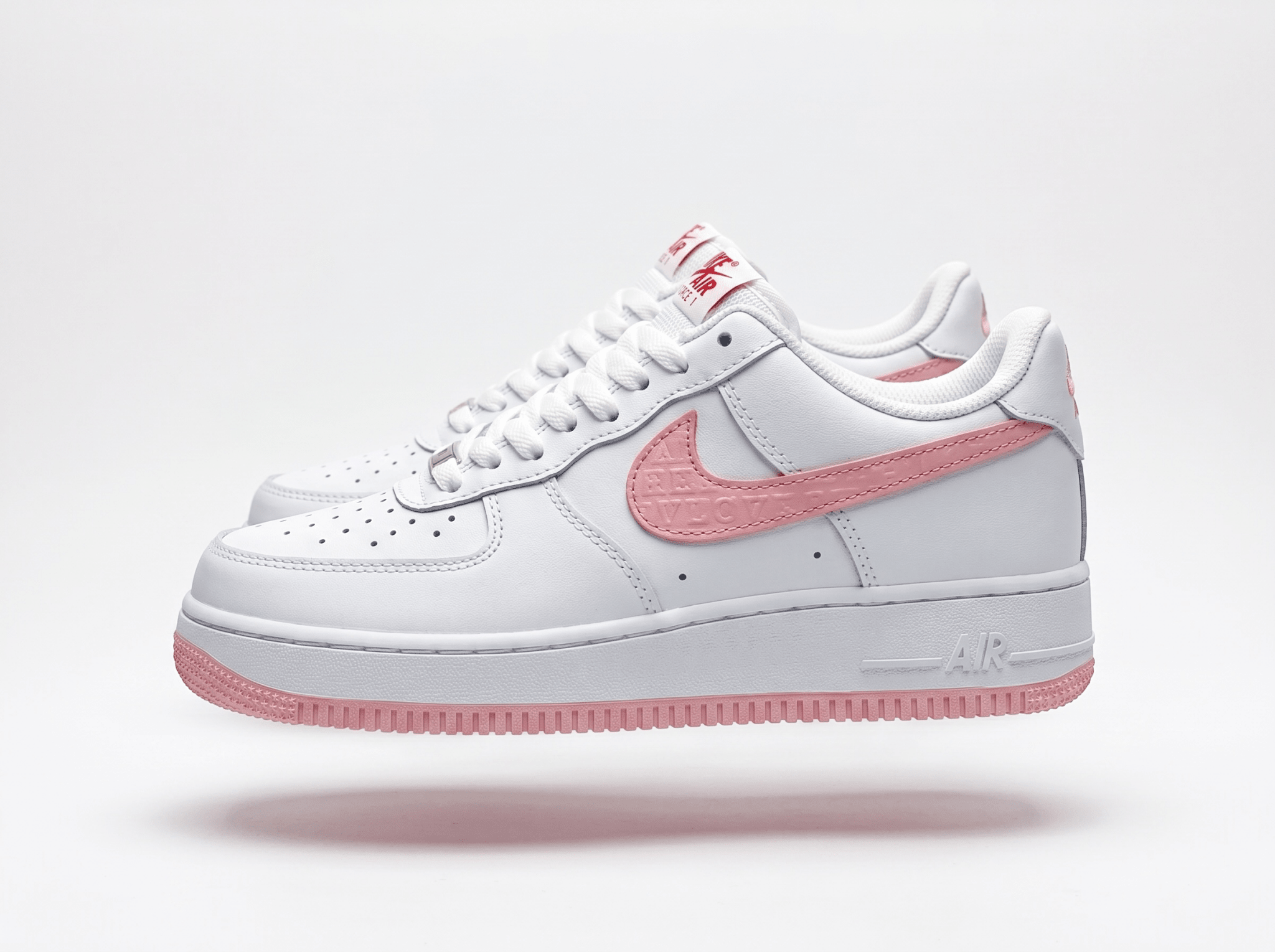 Nike Air Force 1 Pink Embroidery 🤍🌸👟 - MASTERPIECE