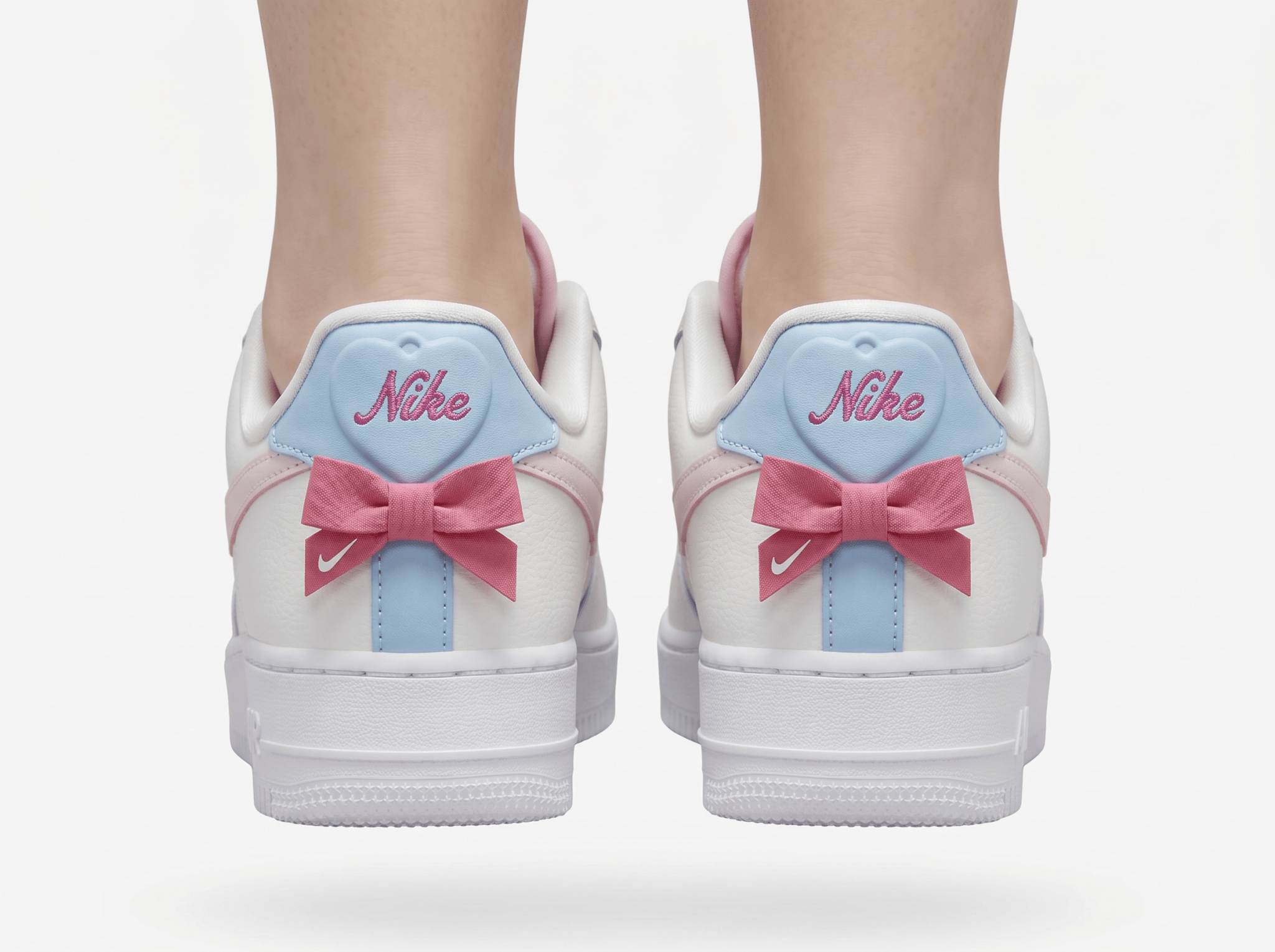 Nike Air Force 1 Pink Velvet Charm 🌸👟💕 - MASTERPIECE