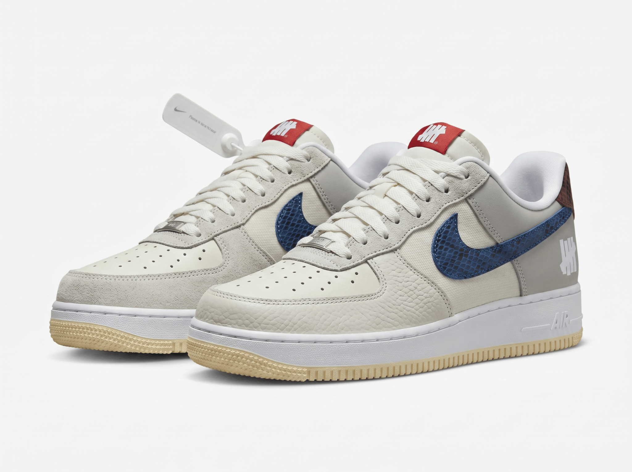 Nike Air Force 1 Undefeated Blue Swoosh 💙🤍👟 - MASTERPIECE