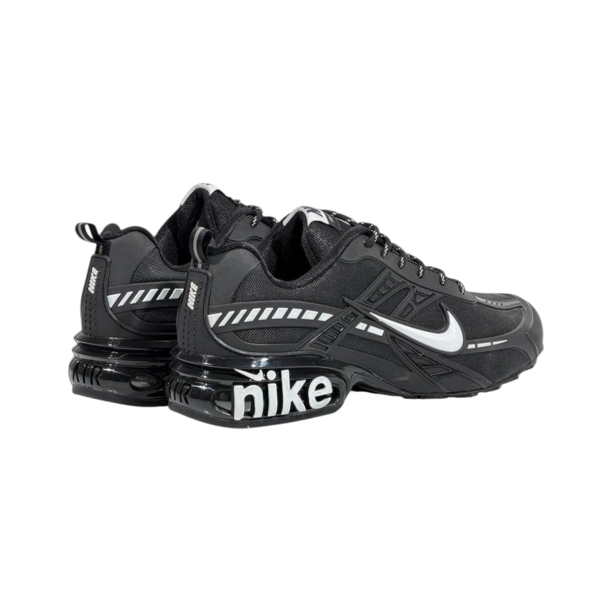 โก๐ค Nike Air Shox Black Silver Sneakers โ Retro Streetwear Performance Shoes ๐๐ฅ - MASTERPIECE