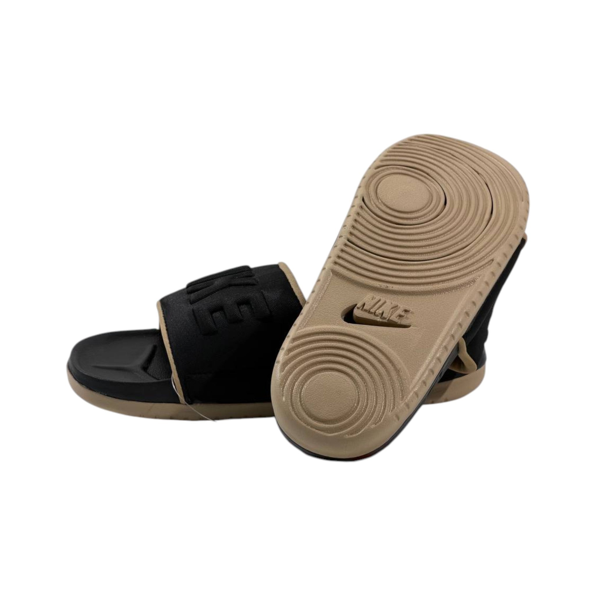 Nike Comfort Slides – Black & Sand Edition 🖤🤎 - MASTERPIECE