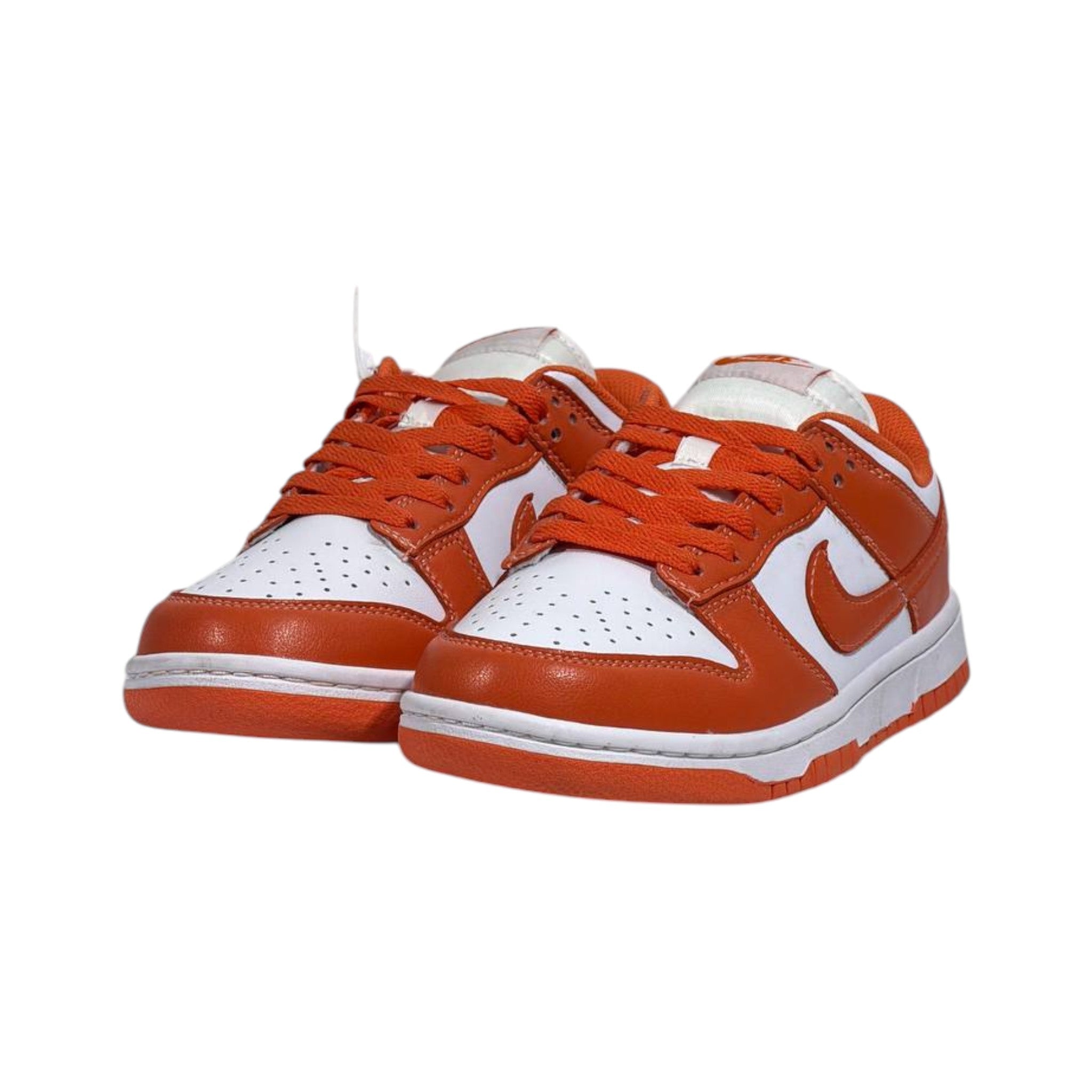 🧡🤍 Nike Dunk Low Orange Blaze Sneakers 👟🔥 - MASTERPIECE