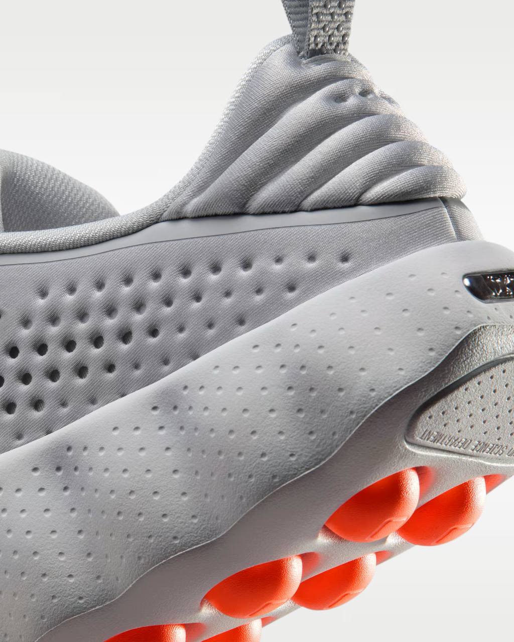 Nike Mind 001 Bubble Runner – Ice Grey & Lava Orange 🤍🧡 - MASTERPIECE