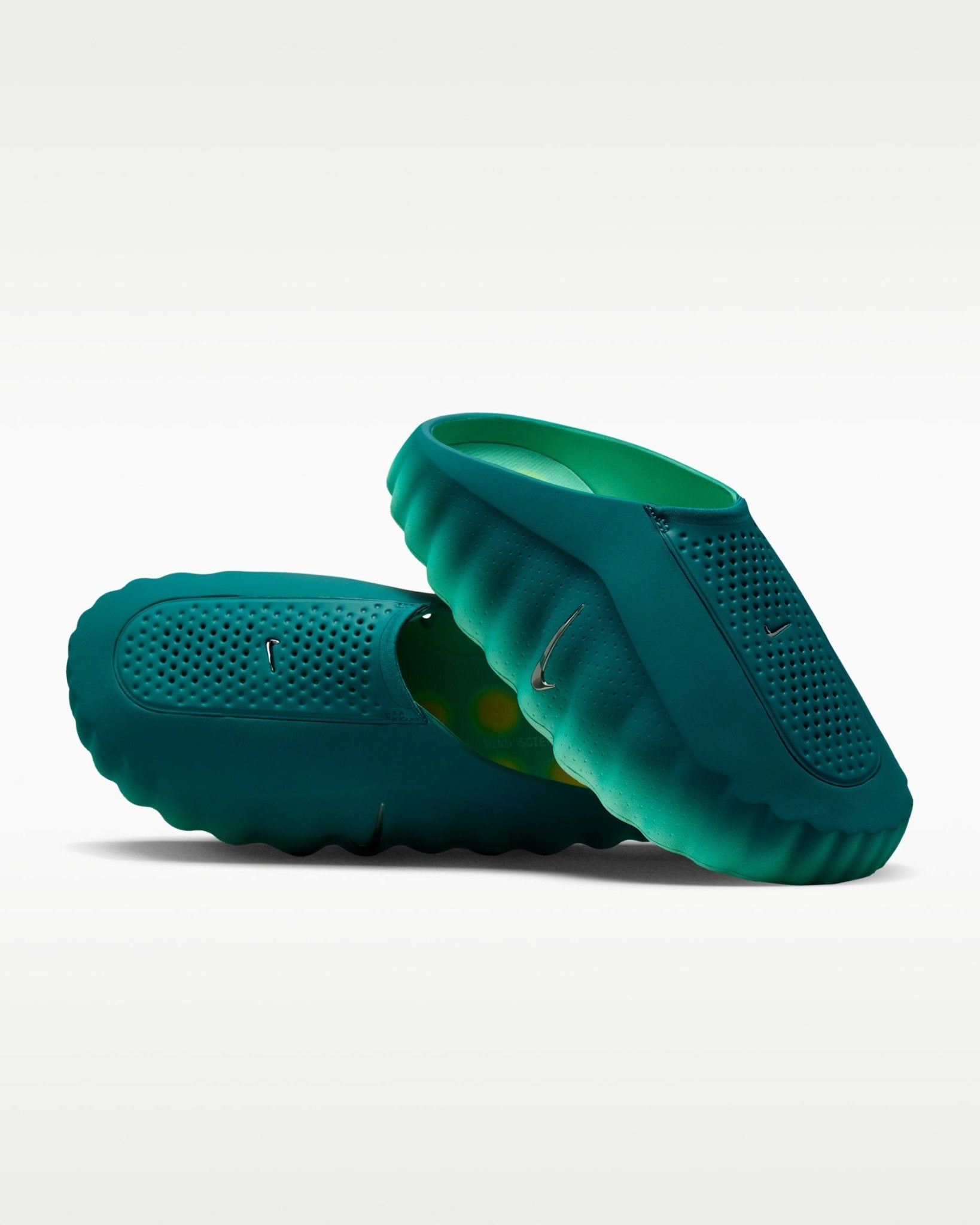 👟 Nike MIND Recovery Clogs – Turquoise & Volt - MASTERPIECE