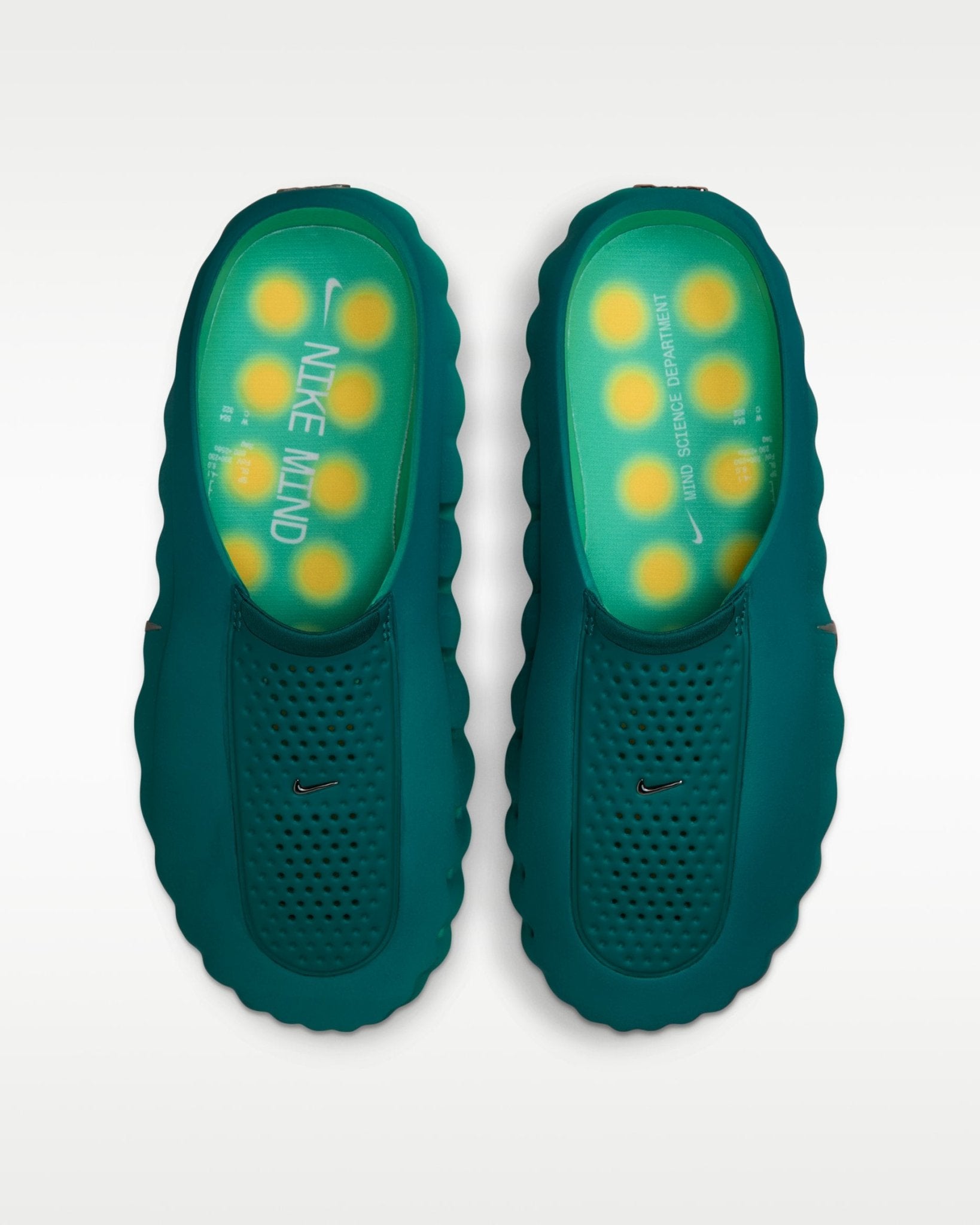 👟 Nike MIND Recovery Clogs – Turquoise & Volt - MASTERPIECE