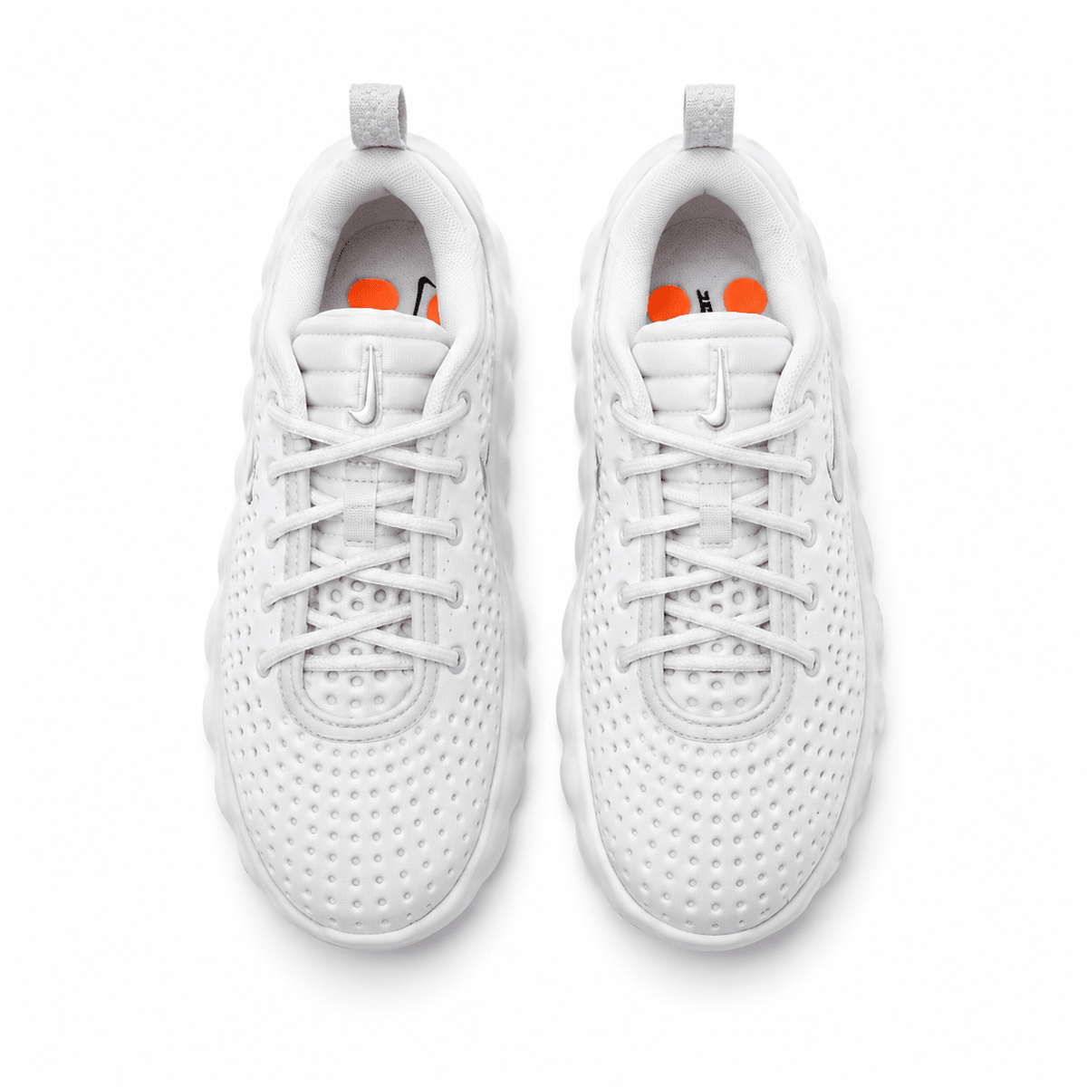Nike Mind Runner – White with Orange Pod Sole ⚪️🟠 - MASTERPIECE