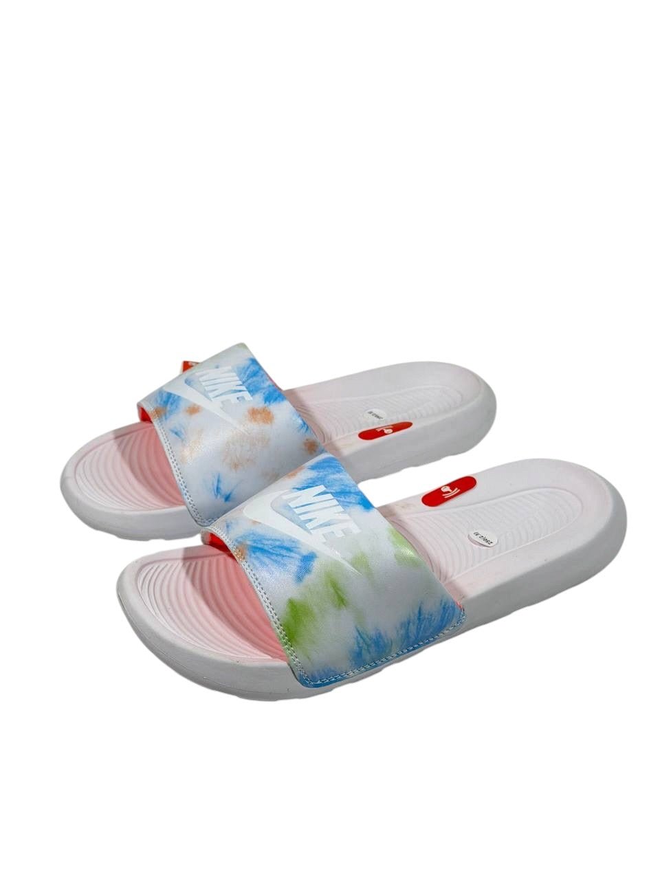 NIKE Tie-Dye Comfort Slides 🌈🤍 - MASTERPIECE