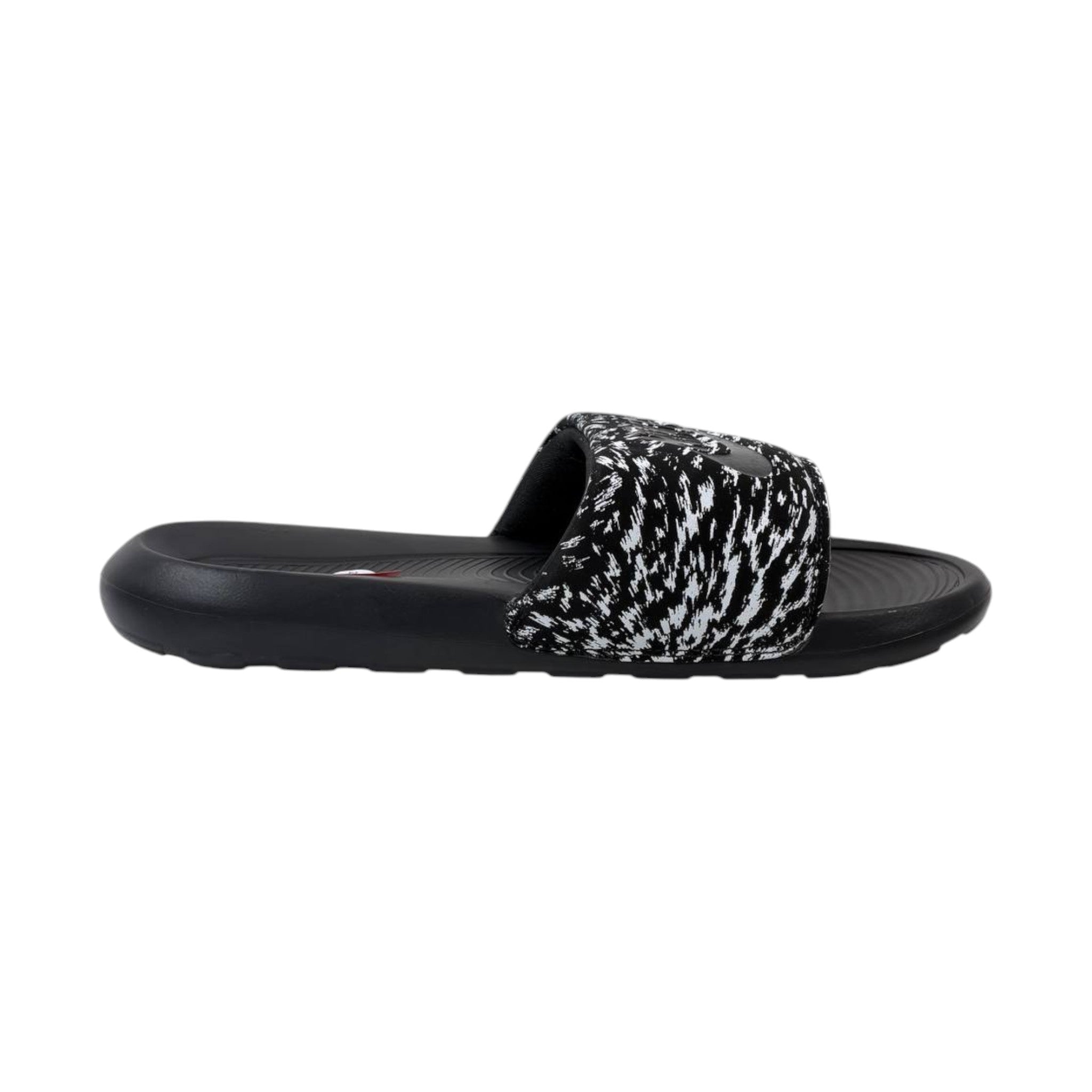 🖤 Nike Victori One Black & White Pattern Slides – Ultimate Comfort & Sporty Style ⚡ - MASTERPIECE