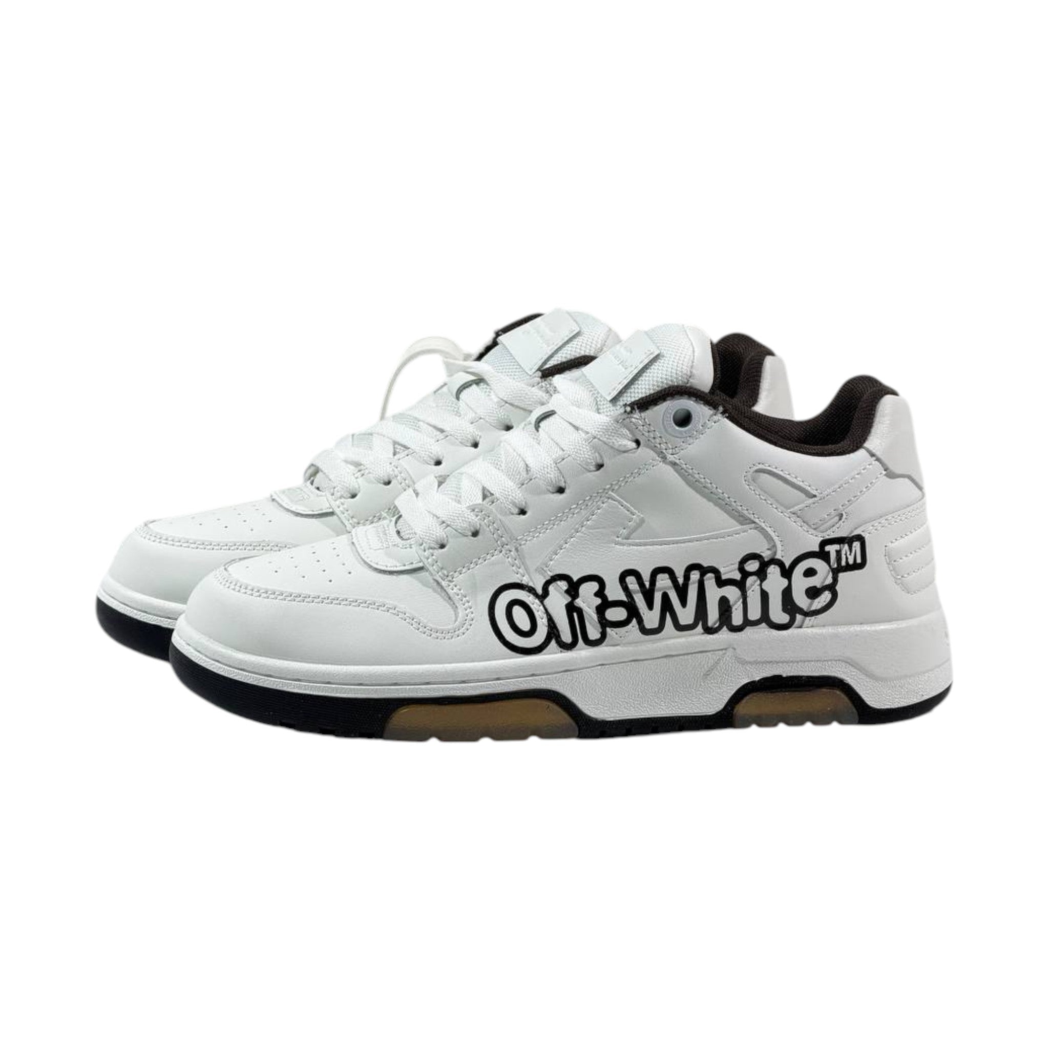 Off-White™ Graffiti Low-Top Sneakers 🤍🖤 - MASTERPIECE