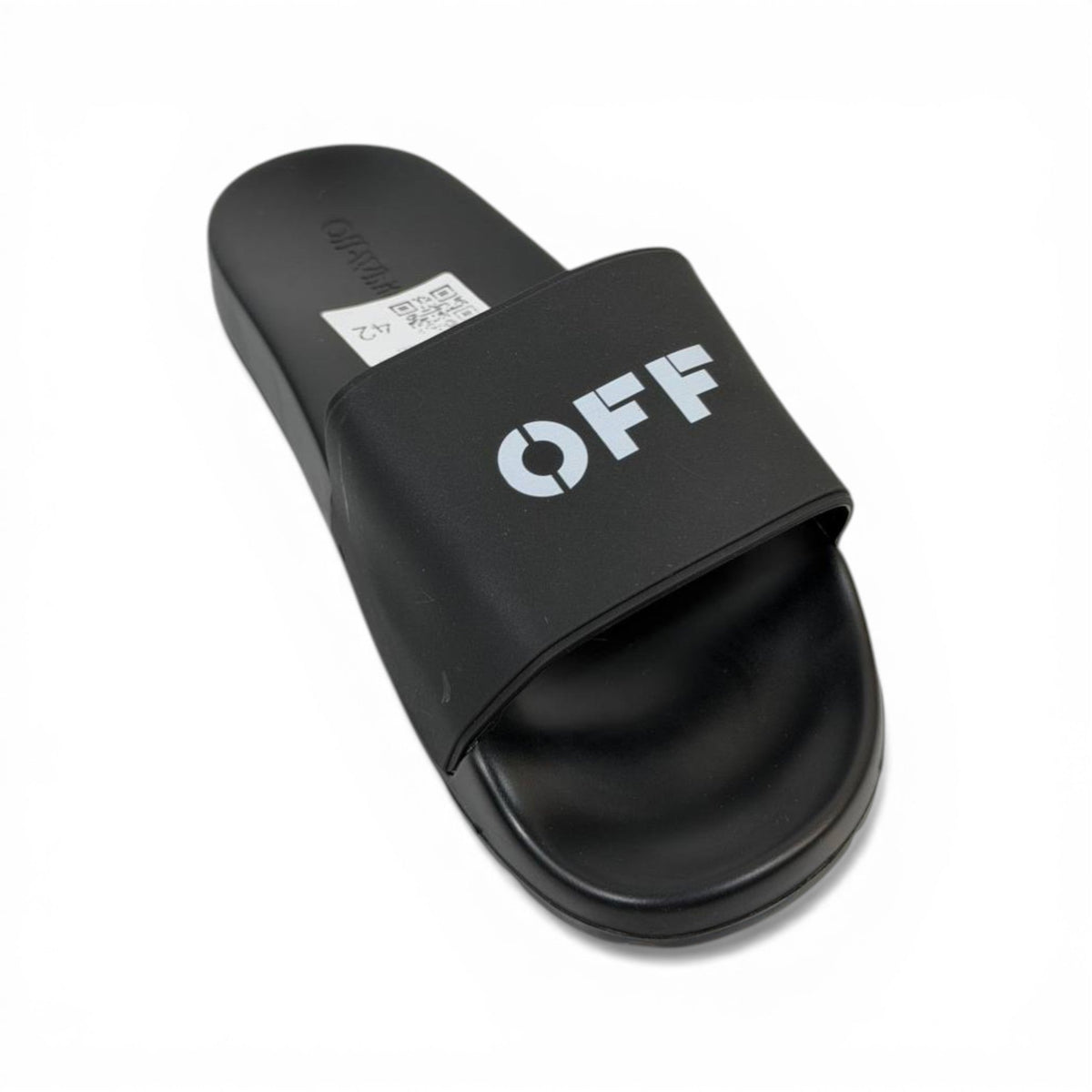 OFF-WHITE Luxury Black Slide Sandals – Minimal OFF Logo Design & Everyday Comfort 👟✨ - MASTERPIECE