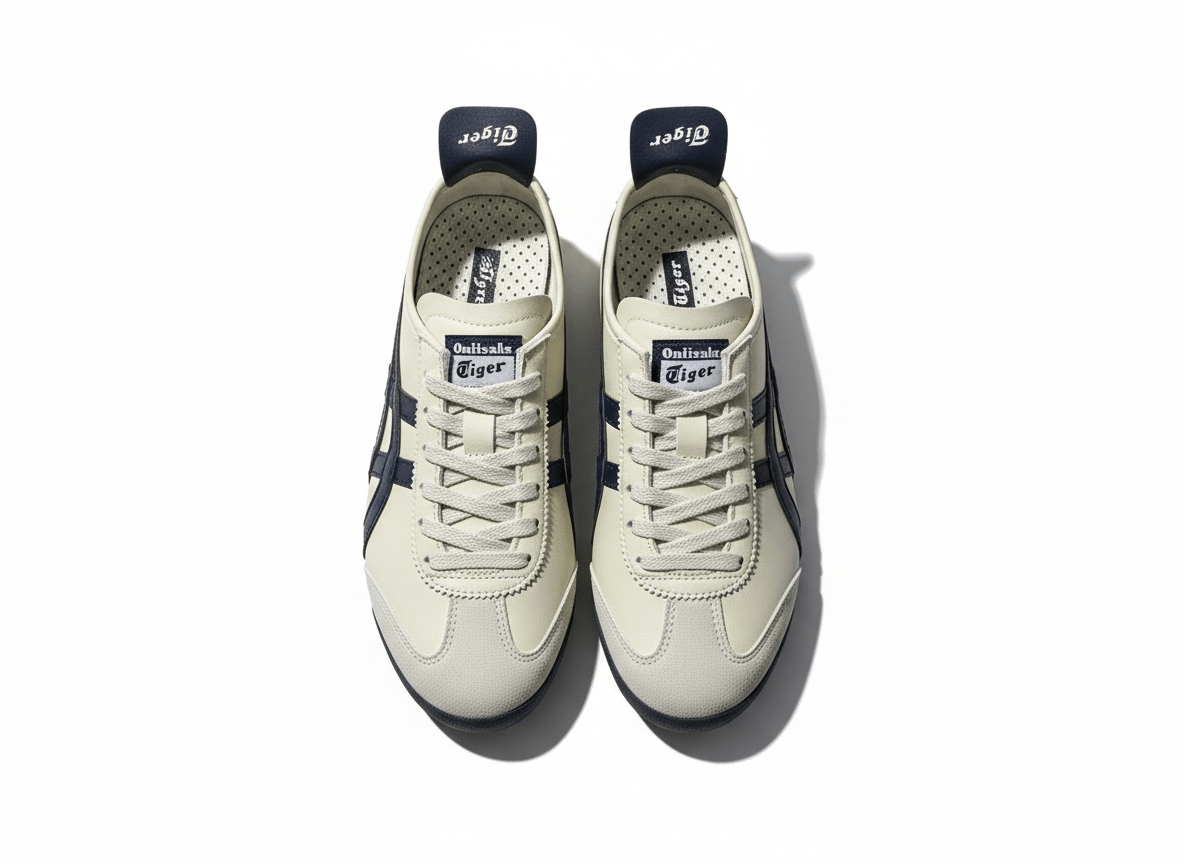 Onitsuka Tiger Mexico 66 Sneakers Beige & Navy 👟✨ - MASTERPIECE