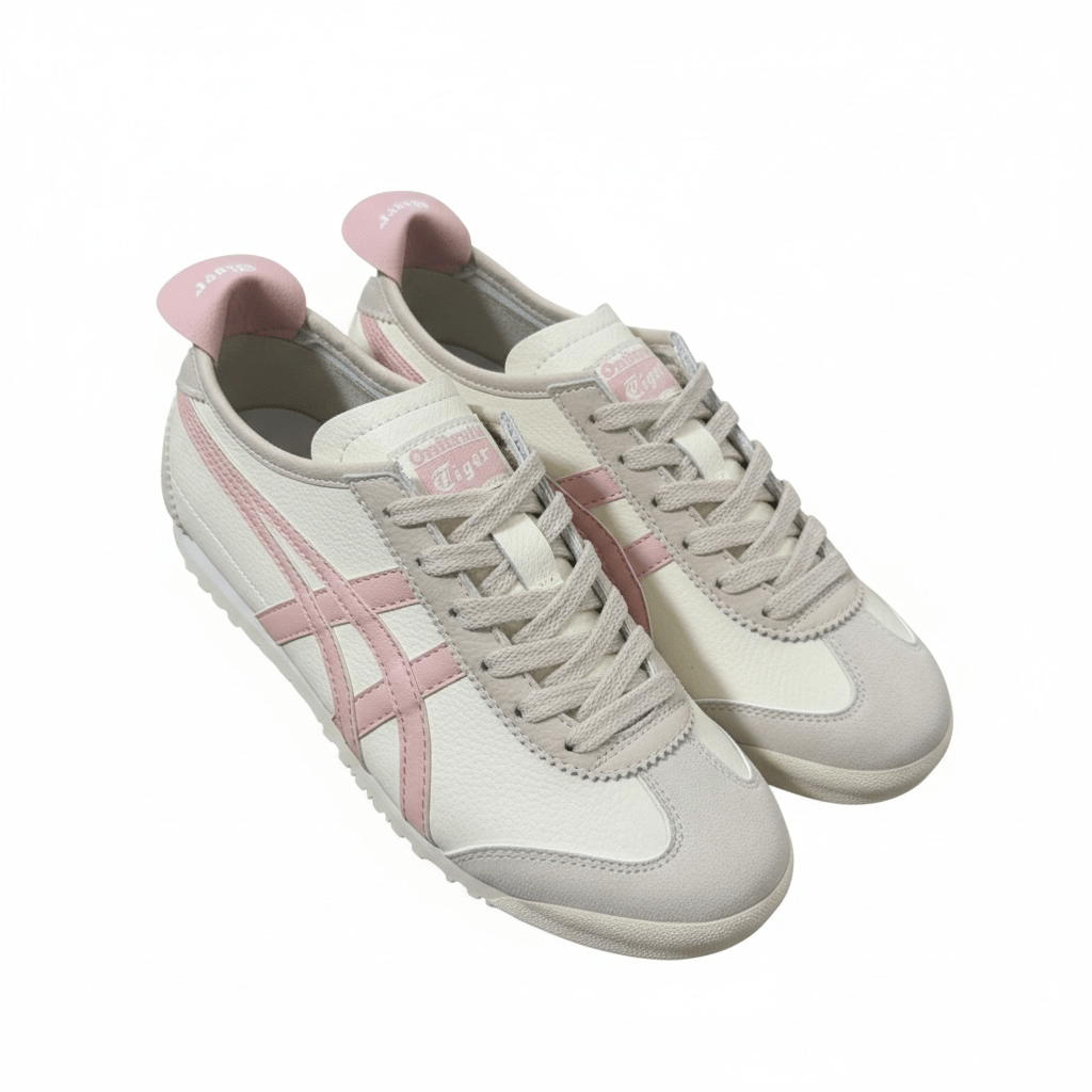 Onitsuka Tiger Mexico 66 Sneakers Cream & Pink 👟🌸✨ - MASTERPIECE