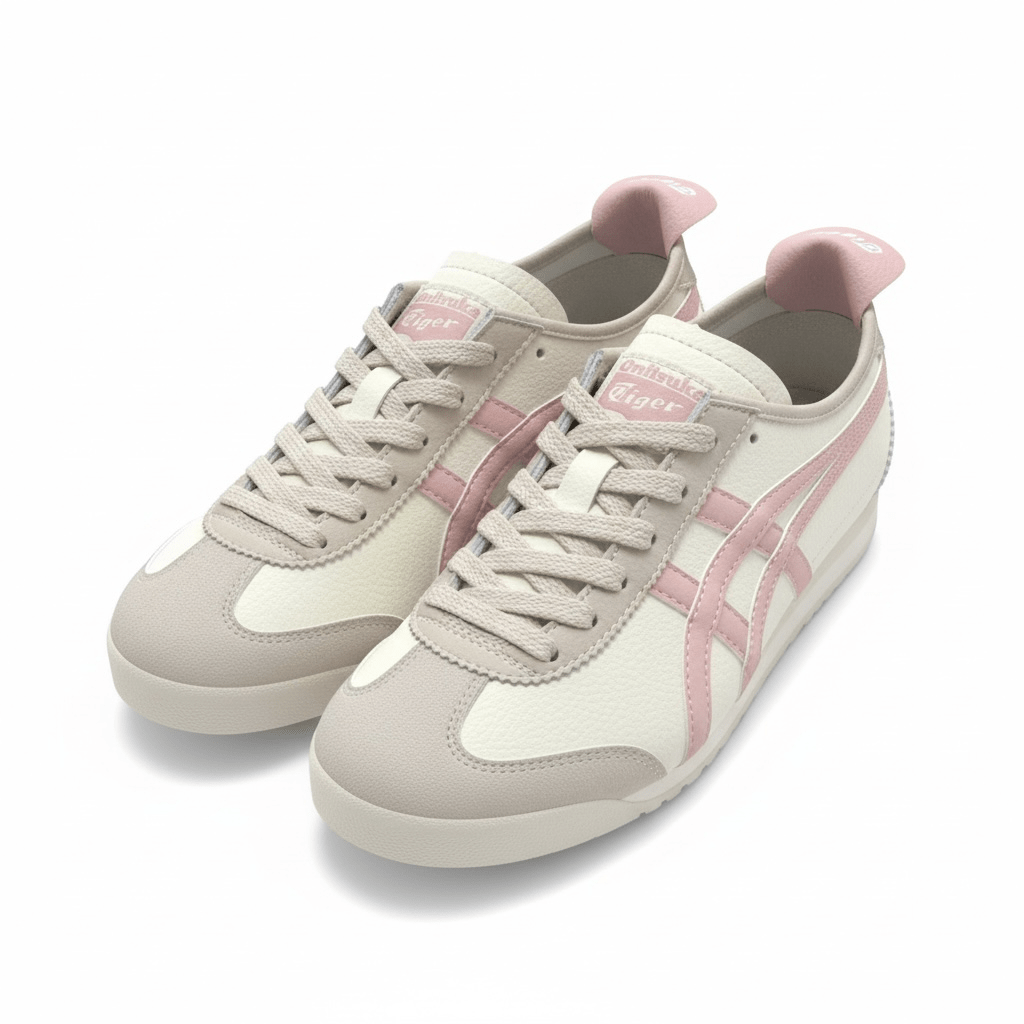 Onitsuka Tiger Mexico 66 Sneakers Cream & Pink 👟🌸✨ - MASTERPIECE