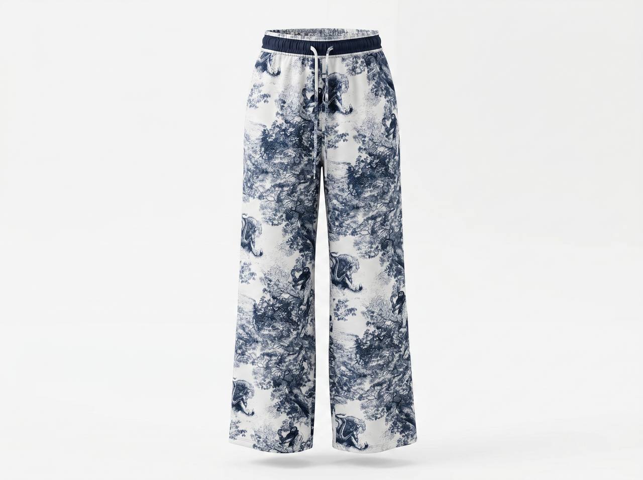 Dior Toile de Jouy Wide-Leg Pants 🤍💙