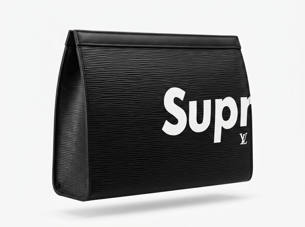 Louis Vuitton × Supreme Epi Leather Pouch – Black 🖤🔥