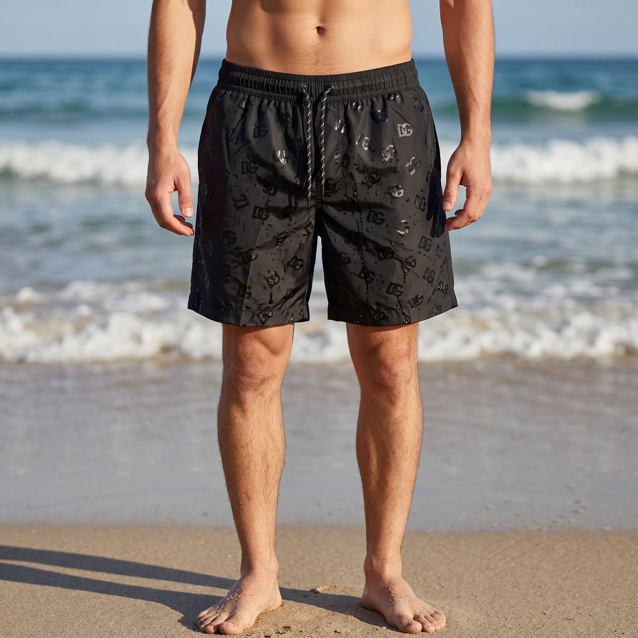 Dolce & Gabbana Hydro-Reveal Swim Shorts 🌊🖤✨