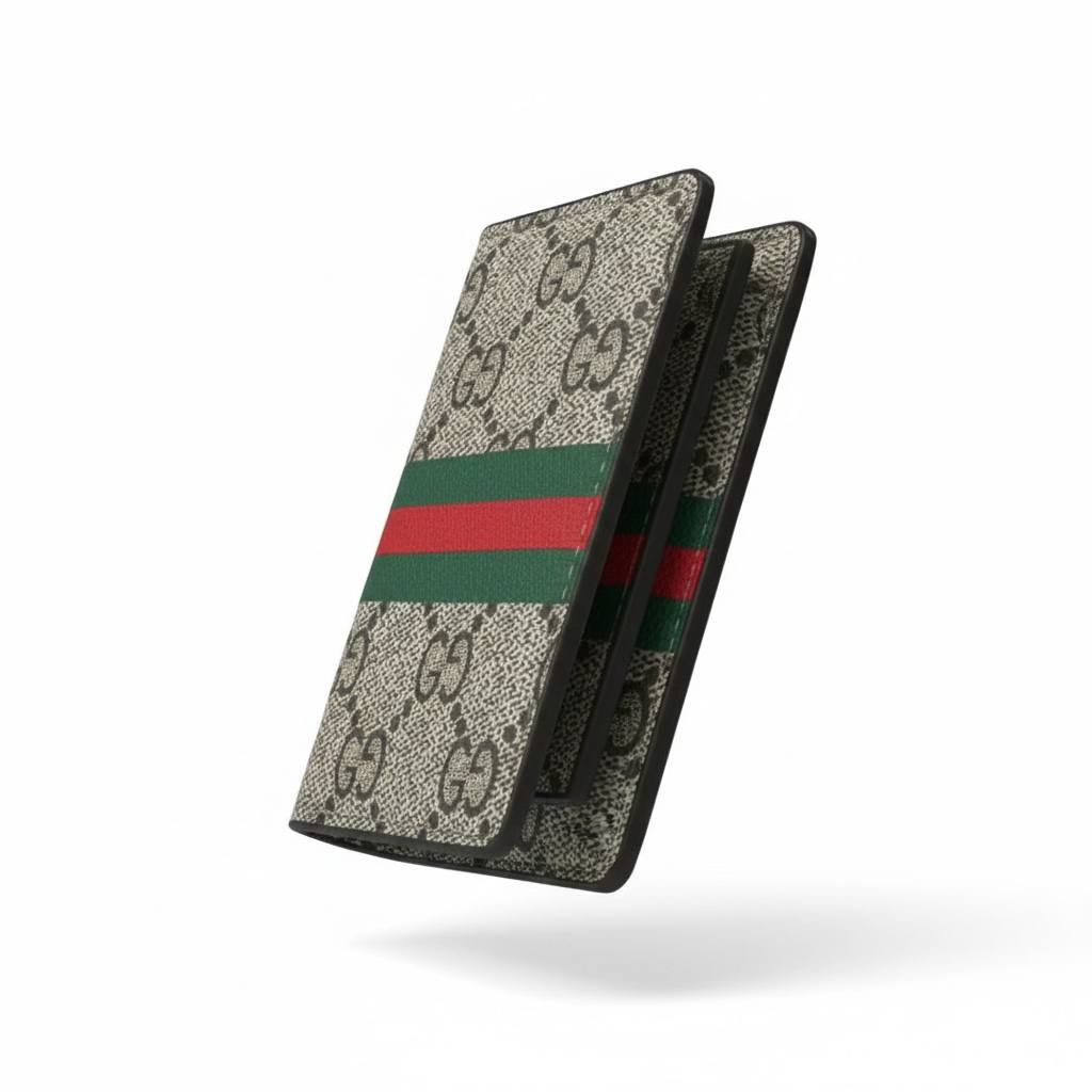Gucci GG Canvas Long Wallet with Web Stripe – Timeless Heritage Design 🤍💚❤️