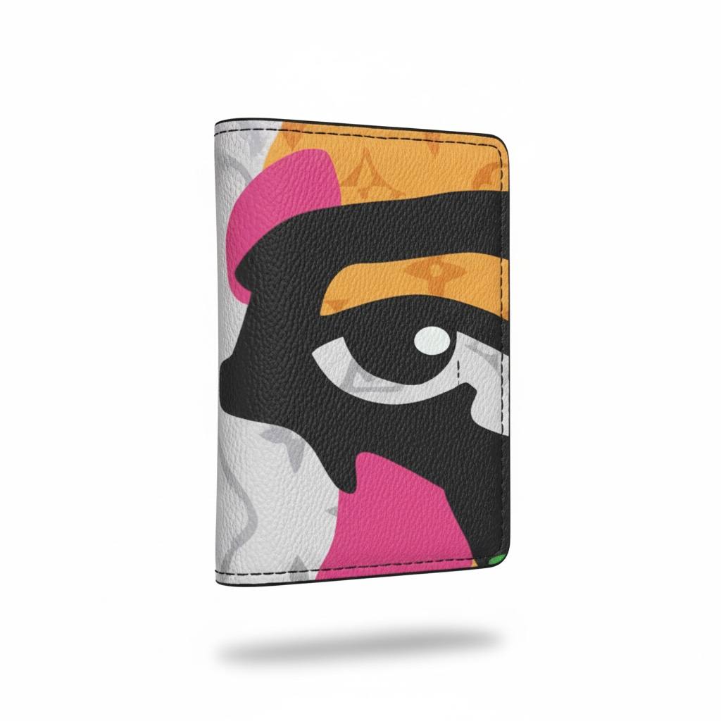 Louis Vuitton Pop Art Eye Leather Wallet – Bold Artistic Design 🎨👁️✨