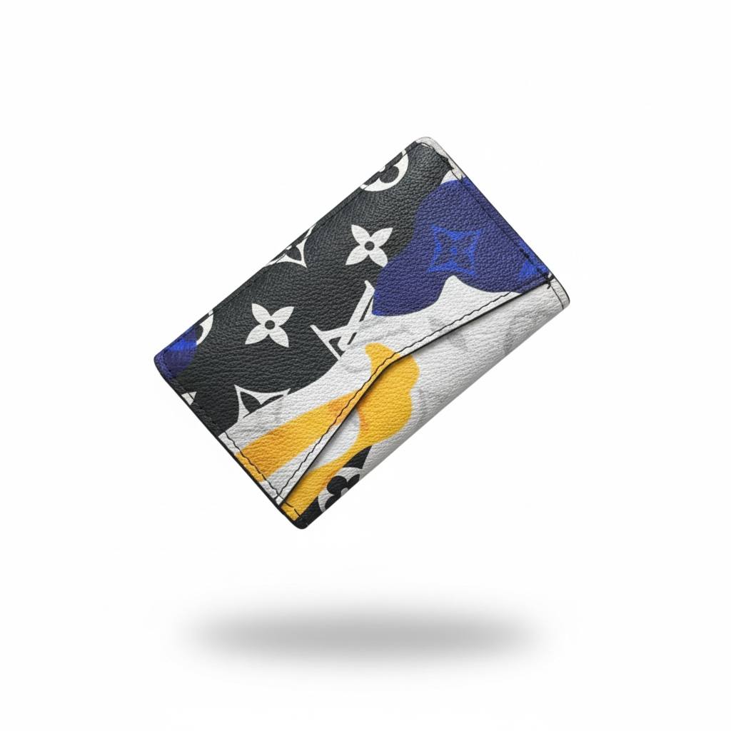 Louis Vuitton Pop Art Eye Leather Wallet – Bold Artistic Design 🎨👁️✨