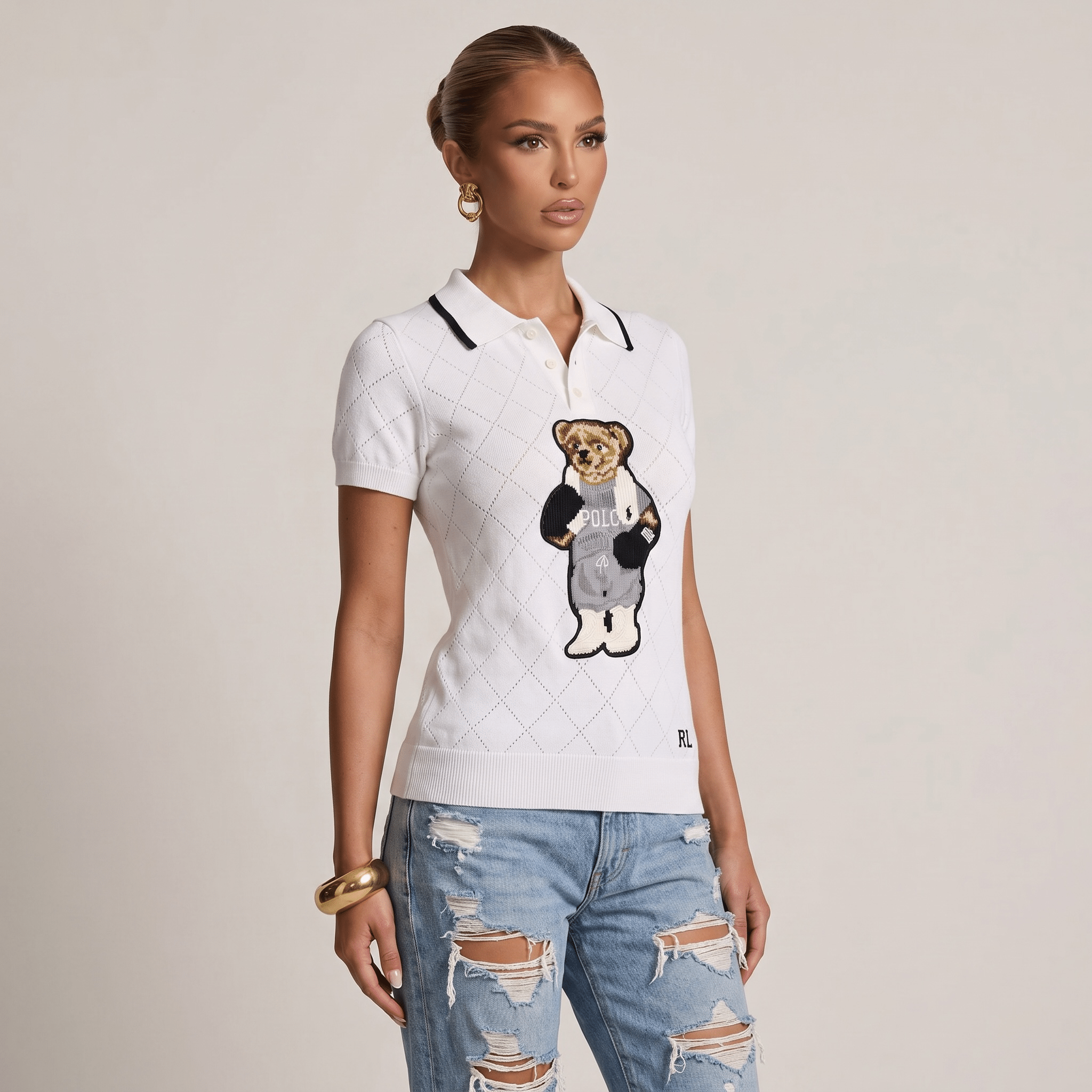 Polo Ralph Lauren Polo Bear Knit Top 🤍🧸 one size - MASTERPIECE