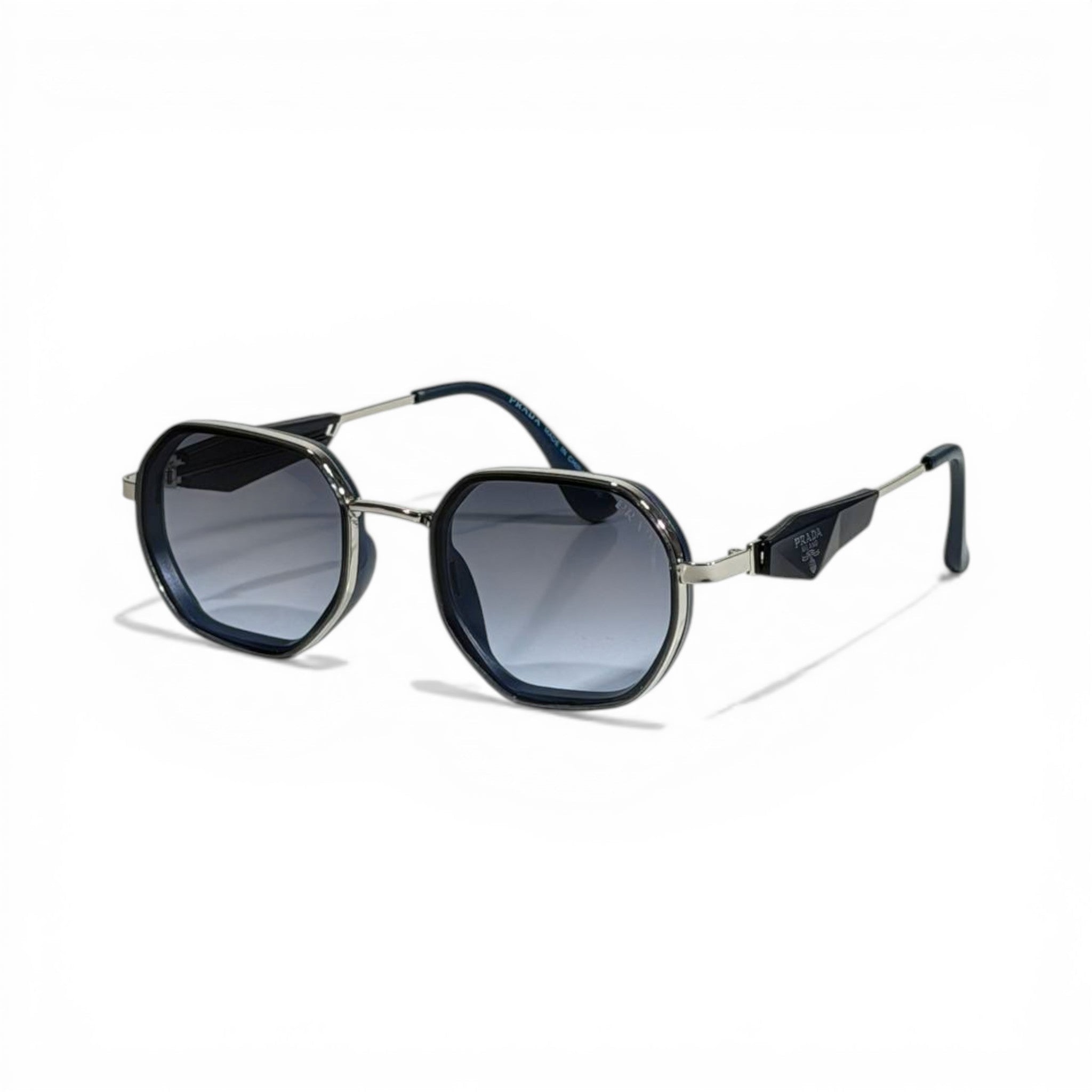 Prada Blue Luxe Geometric Sunglasses 🕶️✨💙 - MASTERPIECE