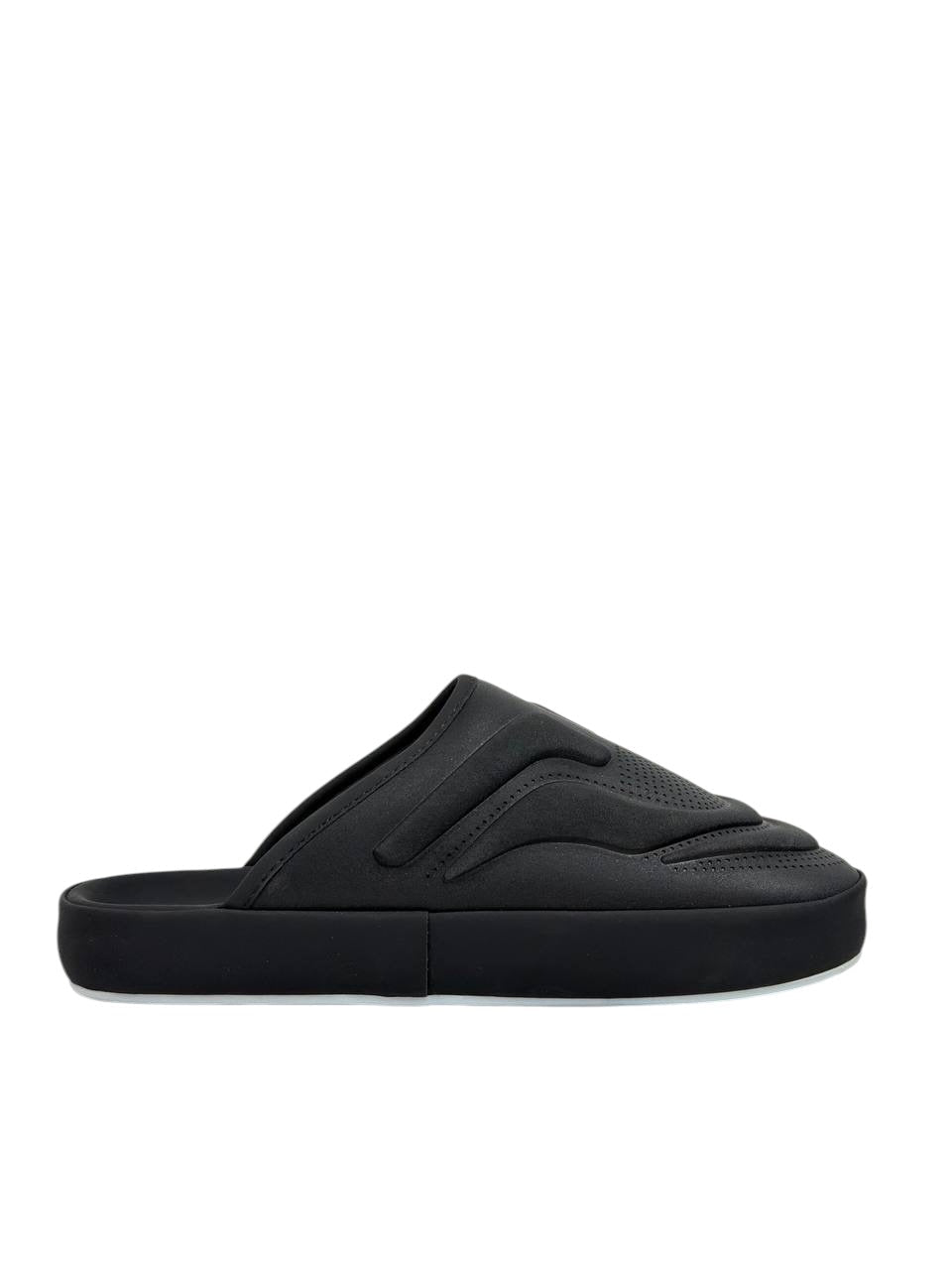 Prada Monolith Foam Slides – Black Minimal Luxury Comfort 🖤⚡ - MASTERPIECE