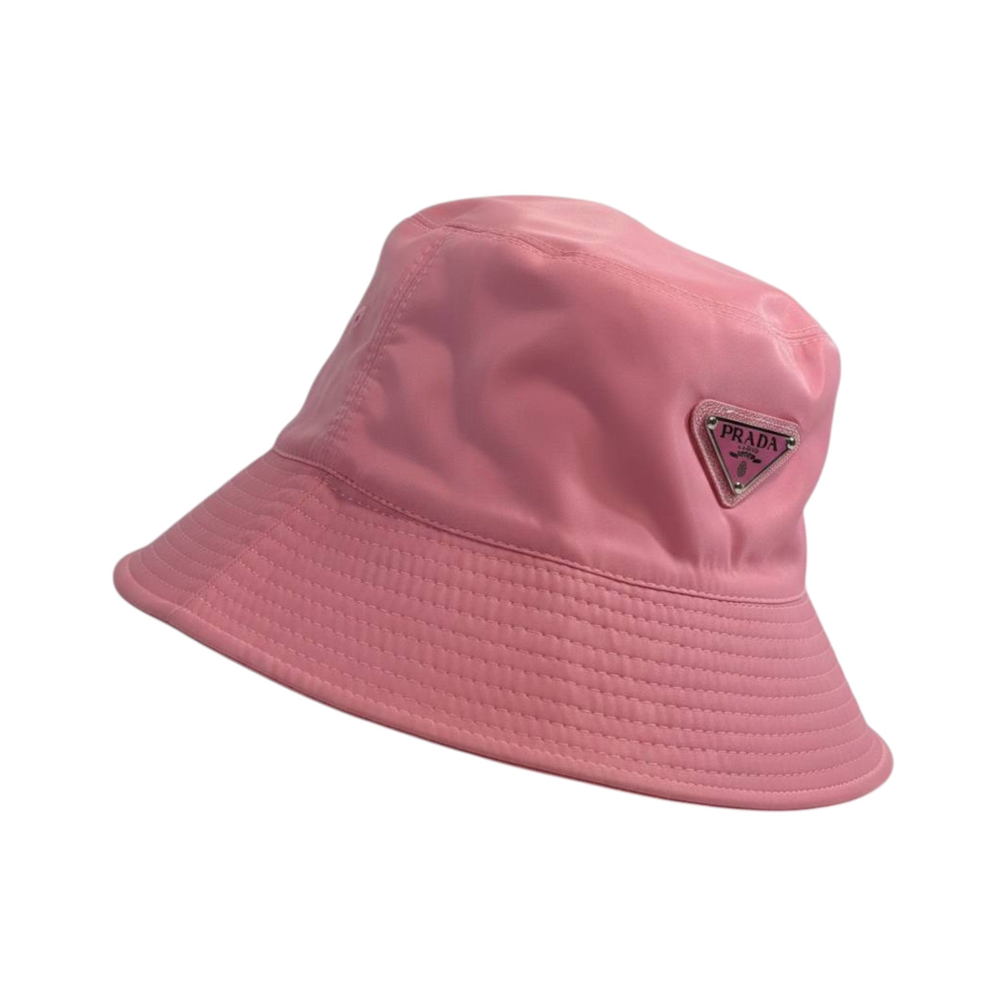 ๐ Prada Nylon Bucket Hat | Pink Minimal Luxury Style ๐ฉ - MASTERPIECE