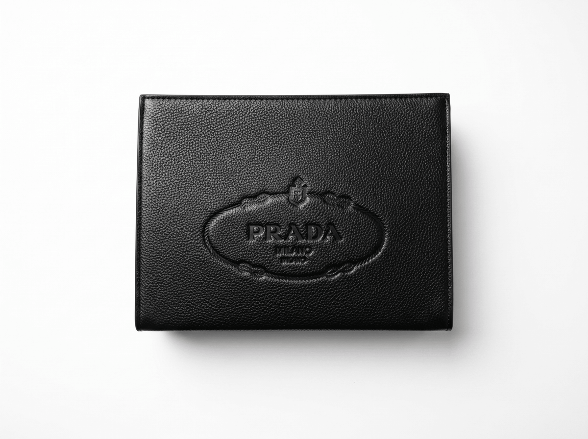 Prada Saffiano Leather Clutch — Black - MASTERPIECE