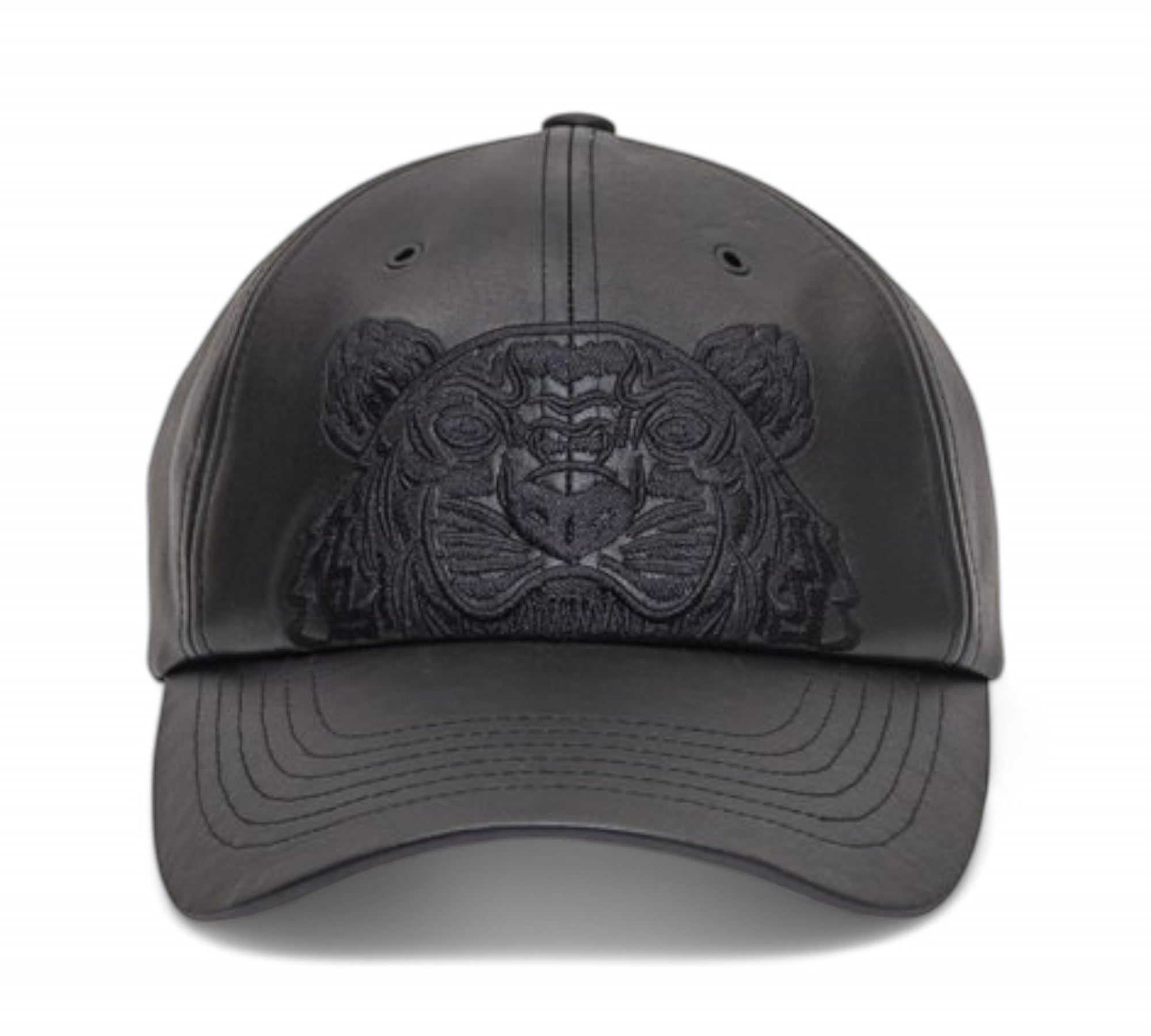 Kenzo Black Leather Tiger Cap – The Ultimate Bold Statement