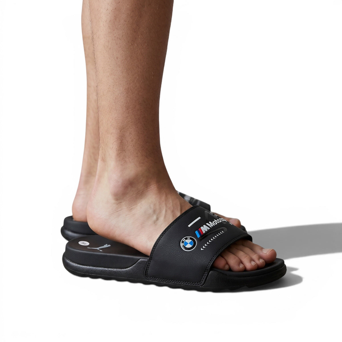 PUMA BMW M Motorsport Slides – Black Edition 🖤🏁 - MASTERPIECE