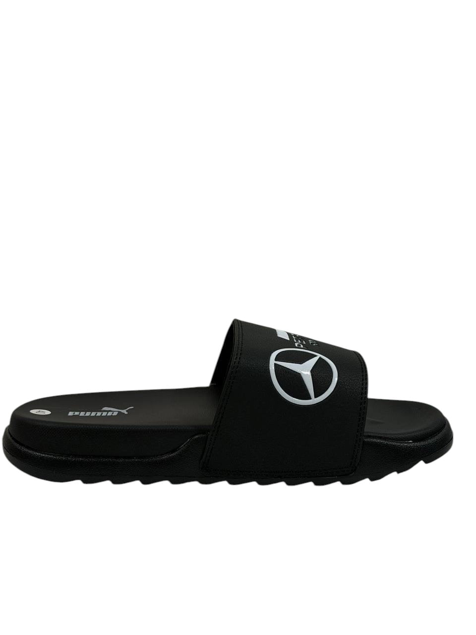 PUMA x AMG PETRONAS Slide Sandals – Black Edition 🖤🏁 - MASTERPIECE