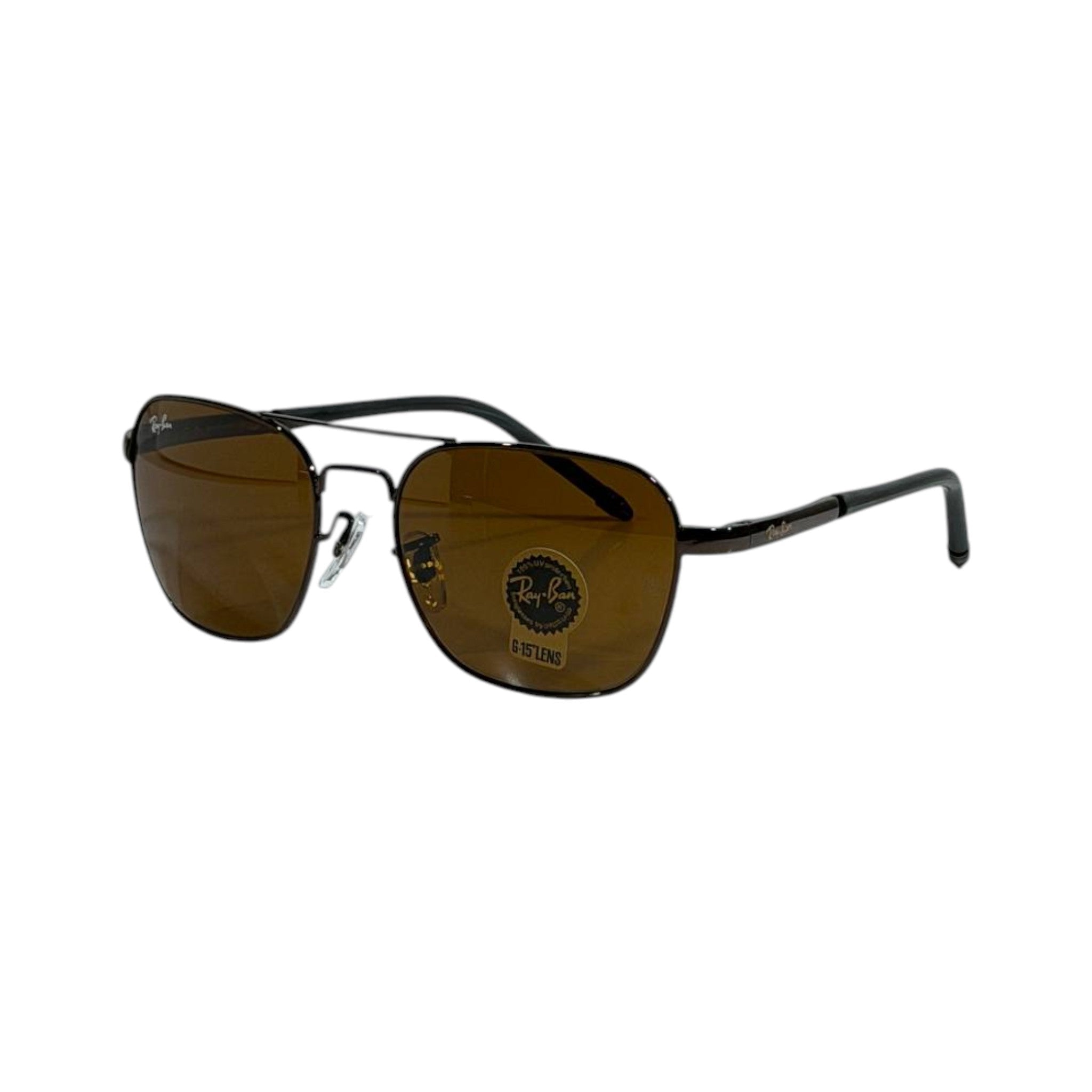 Ray - Ban Aviator Sunglasses 🕶️ | Black Frame with Brown Lenses - MASTERPIECE