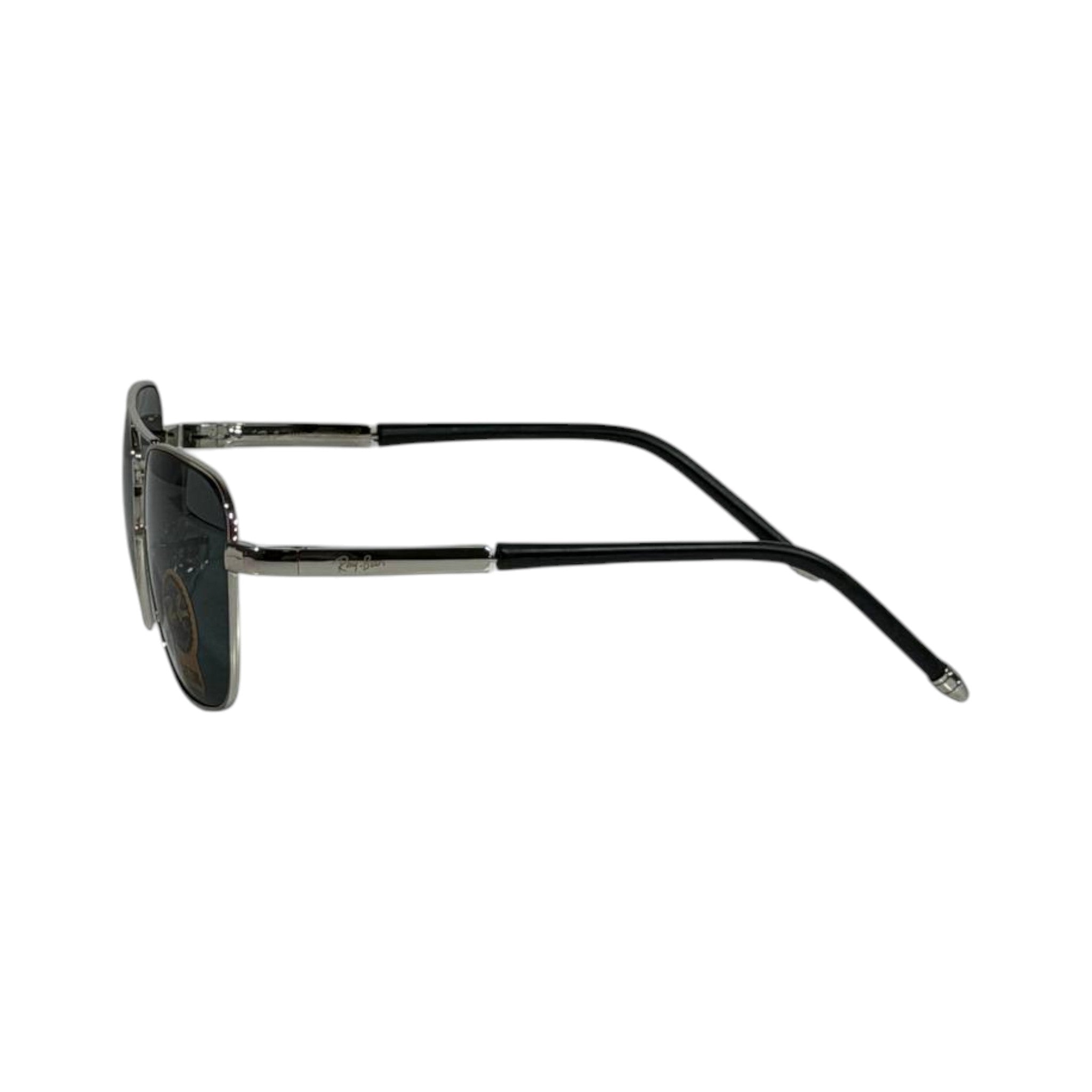 Ray - Ban Aviator Sunglasses 🕶️ | Silver Frame with Dark Lenses - MASTERPIECE