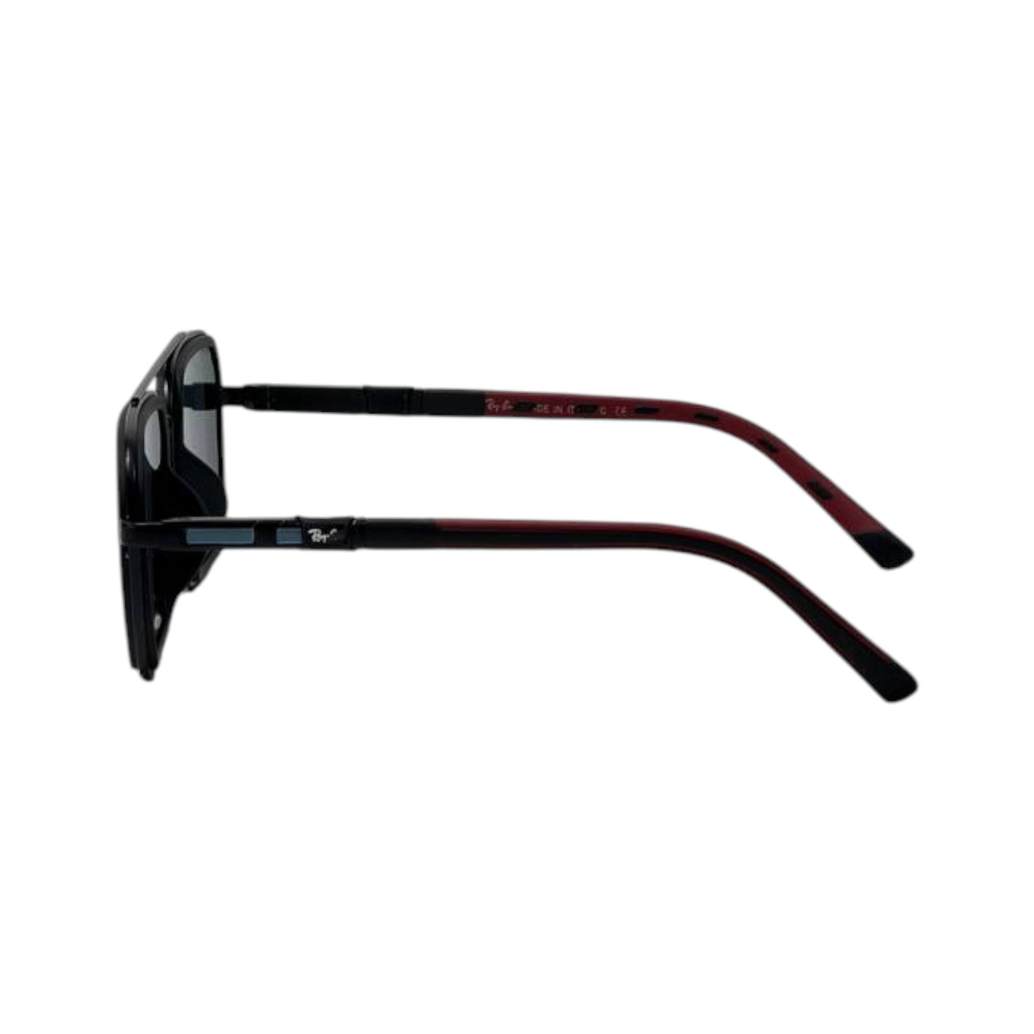 ๐ถ๏ธ Ray-Ban Hexagonal Double Bridge Sunglasses โ Black & Red Edition ๐ฅ - MASTERPIECE