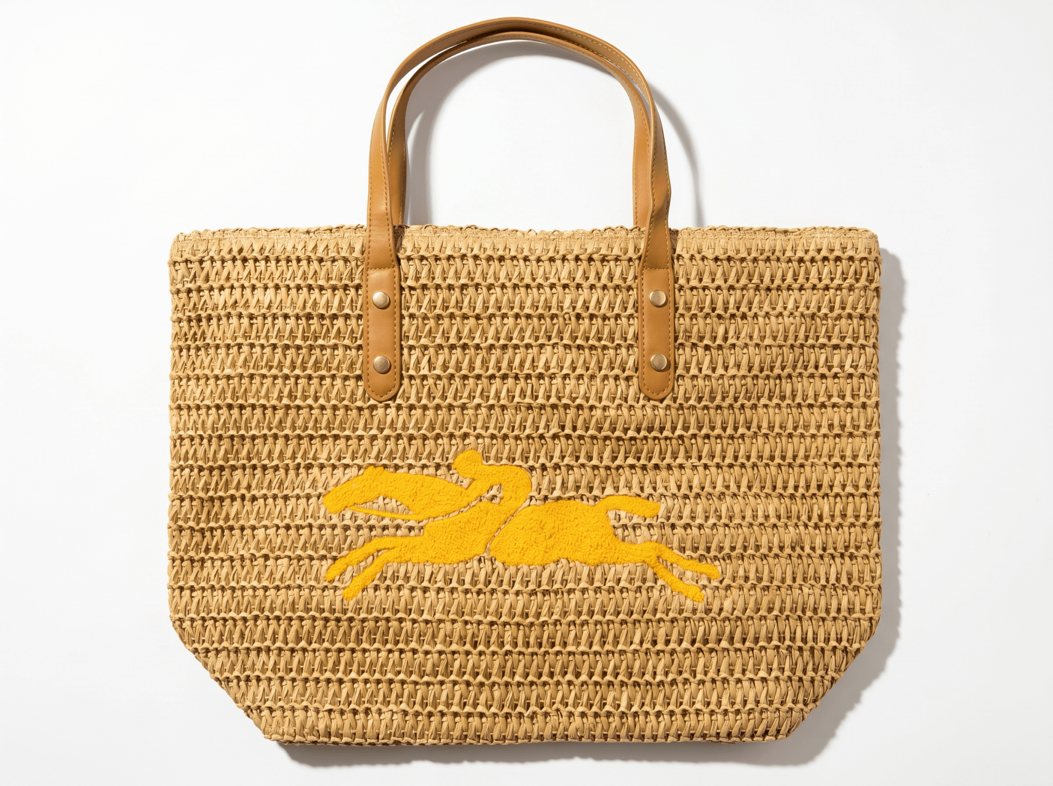 🌞 Riviera Woven Beach Tote Bag – Golden Summer Edition 🏖️ - MASTERPIECE