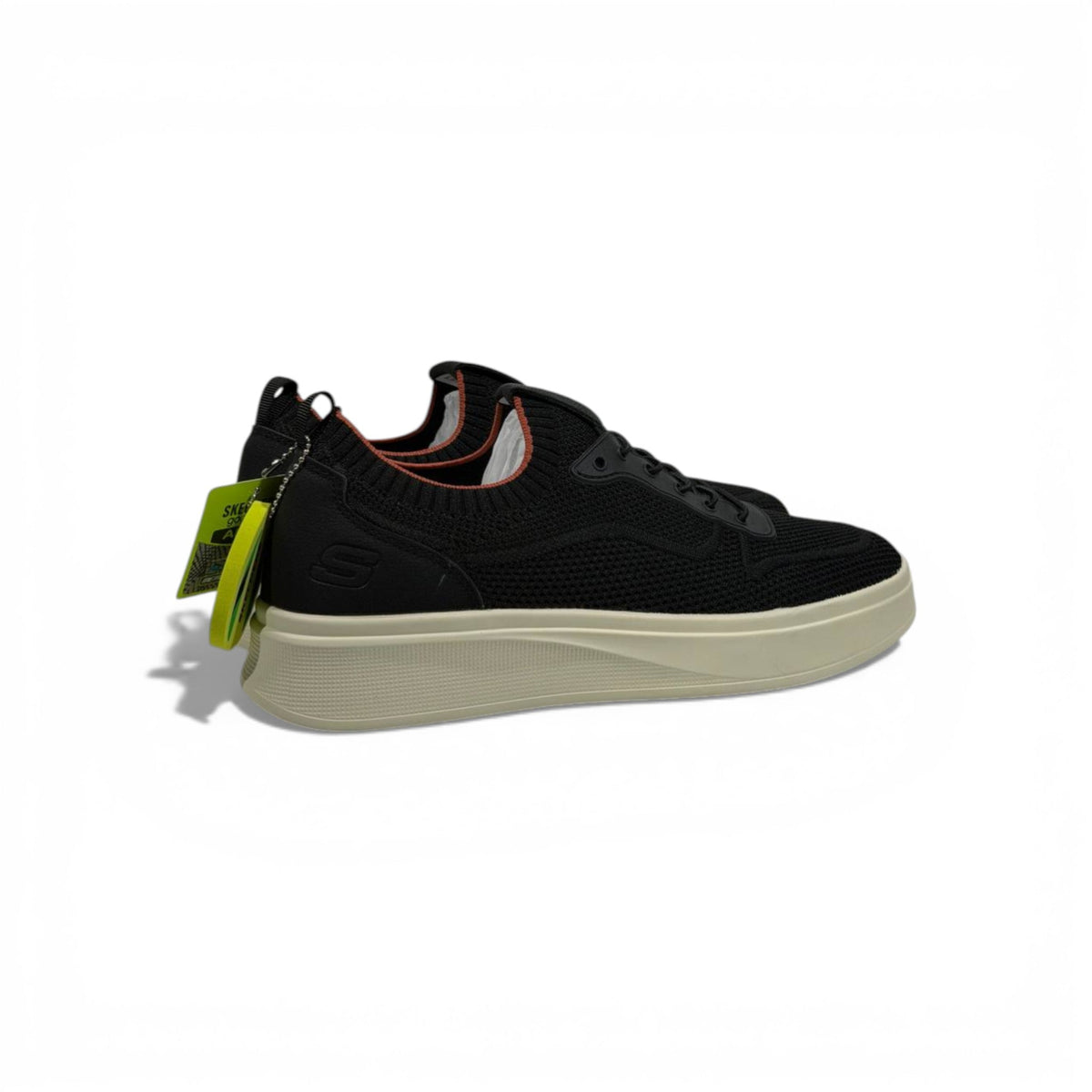 Skechers Knit Comfort Sneakers – Black Lightweight Walking Shoes 👟🖤 | Breathable Everyday Trainers - MASTERPIECE
