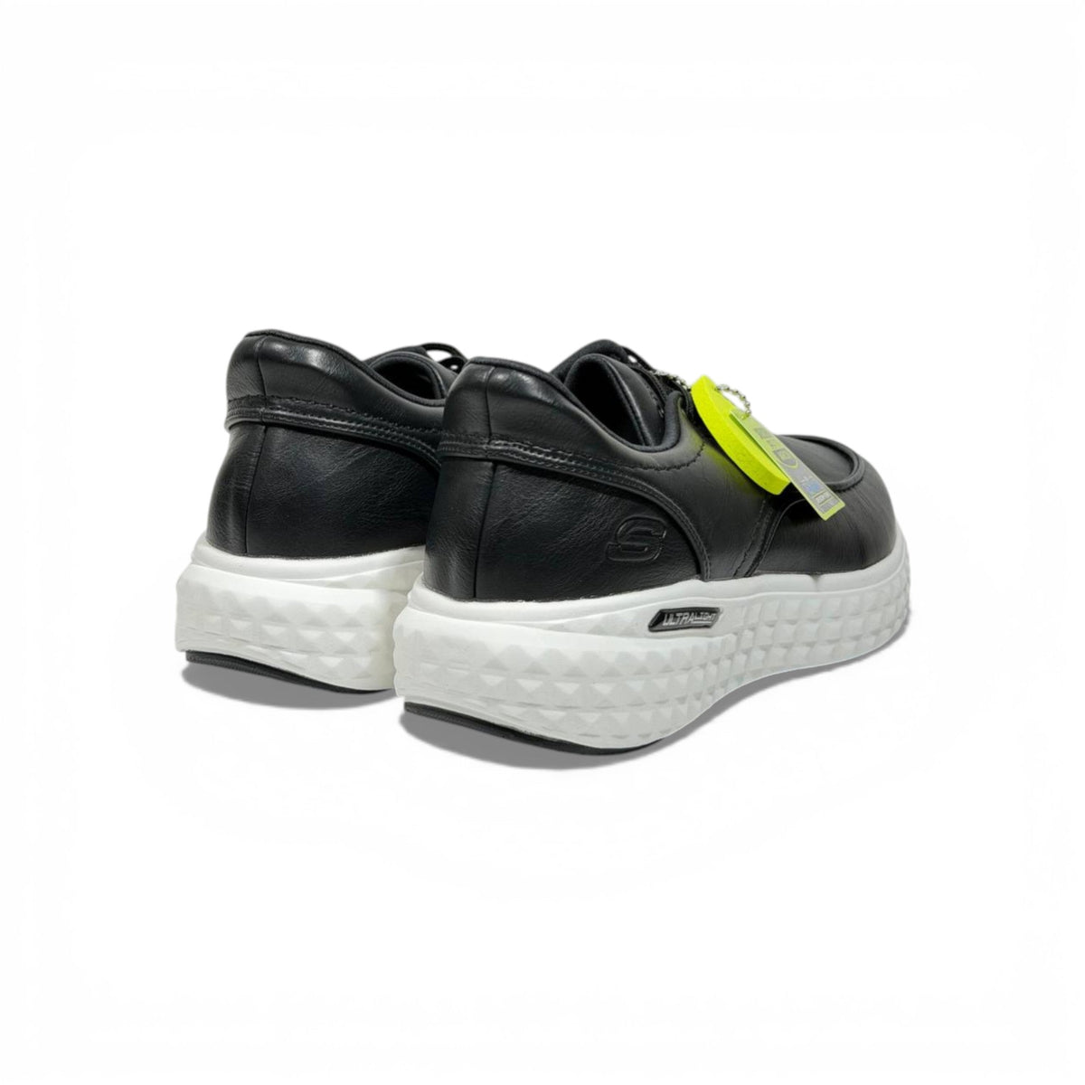 Skechers Ultra Light Leather Sneakers – Black Classic Comfort Shoes 🖤👞 | Lightweight Casual Walking Shoes - MASTERPIECE