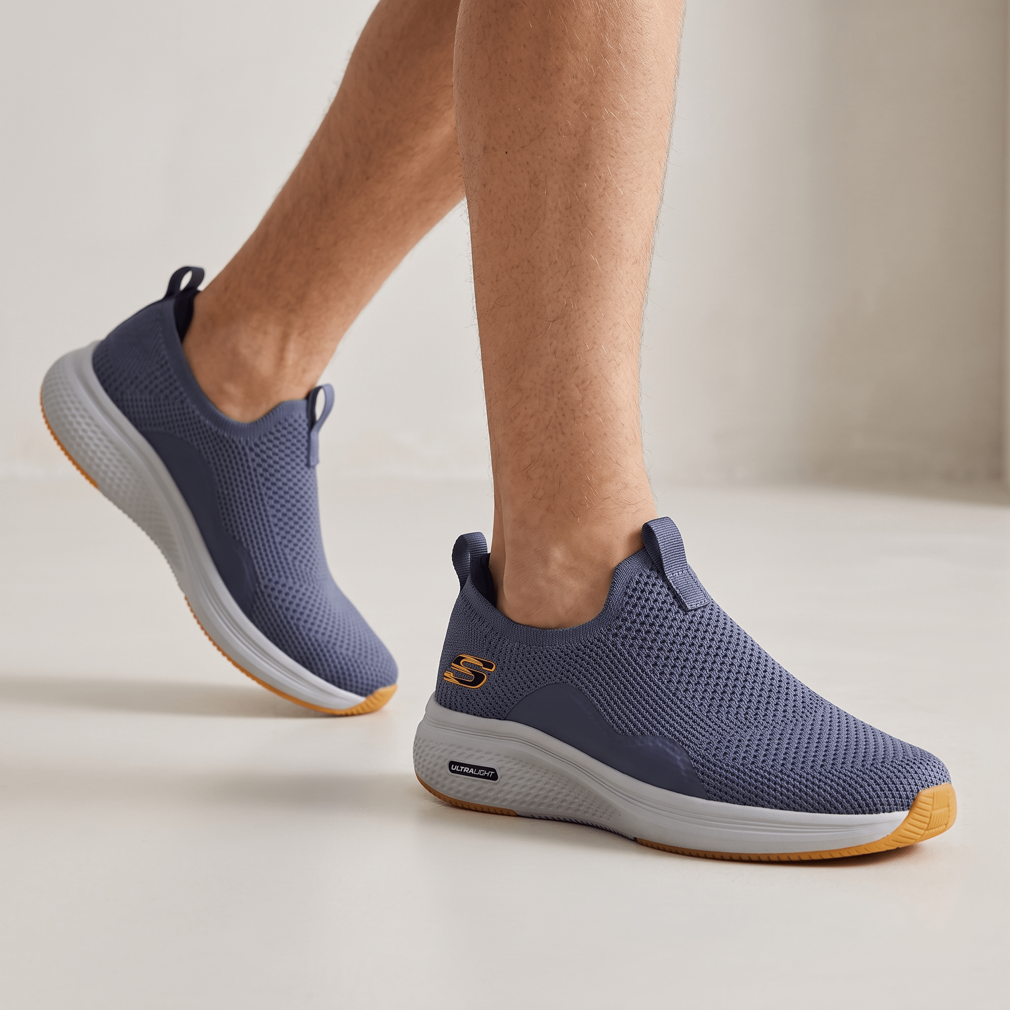 👟 Skechers Ultra Light Slip-On Sneakers – Slate Blue - MASTERPIECE