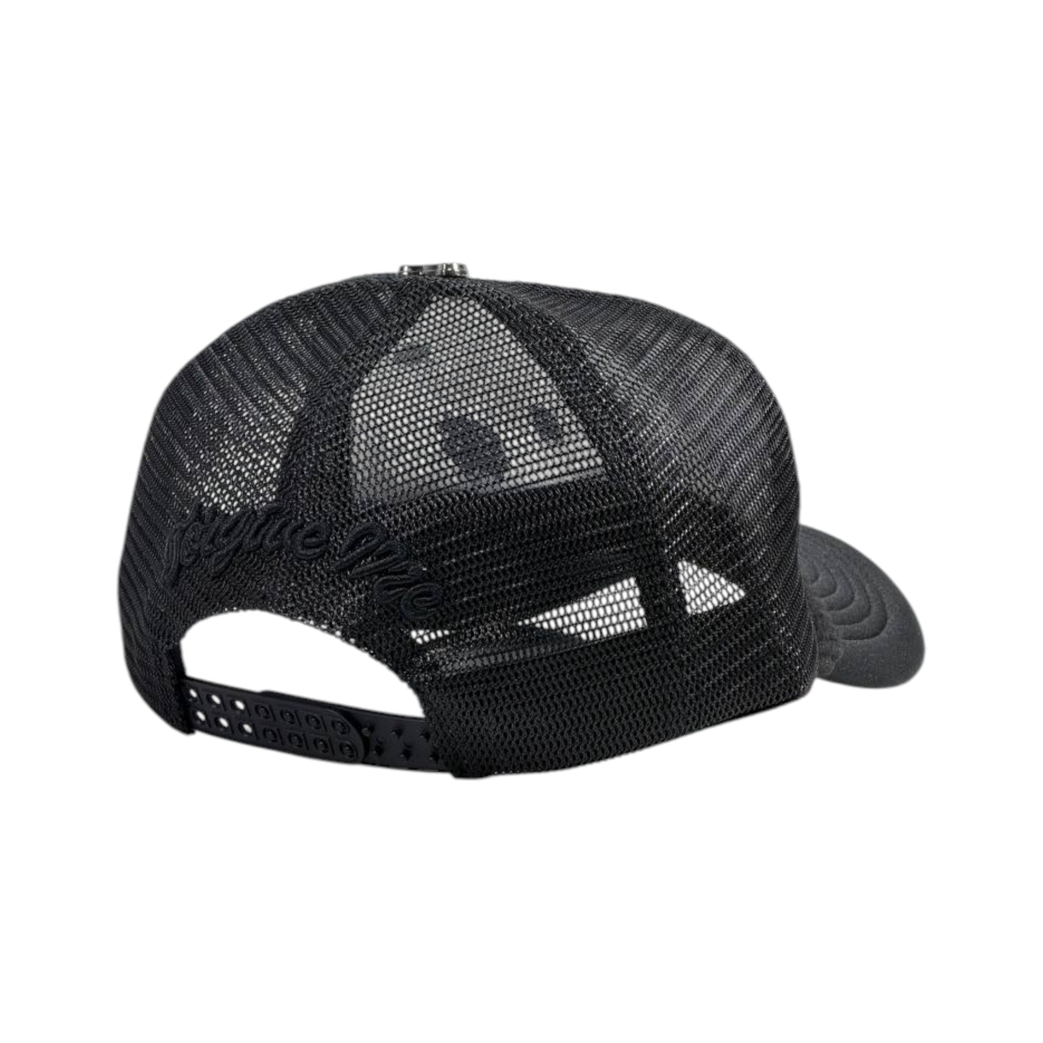 ⚫ Syna Trucker Cap | Black & White Streetwear Hat with Bold Graphic 🔥 - MASTERPIECE