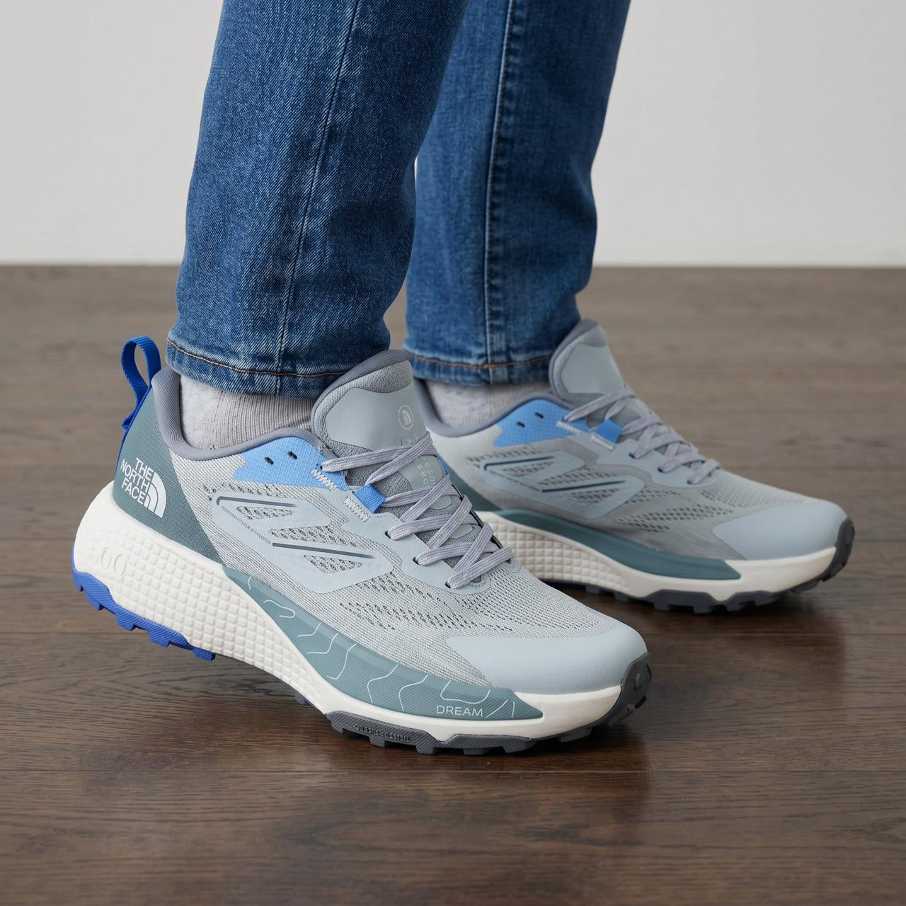 👟 The North Face VECTIV™ Trail Running Shoes – Grey & Blue - MASTERPIECE