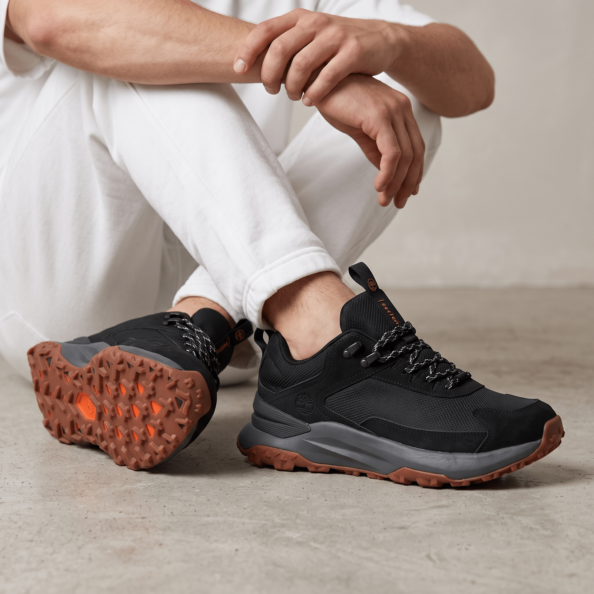 Timberland Trail Running Shoes – Black / Dark Grey / Gum Sole - MASTERPIECE