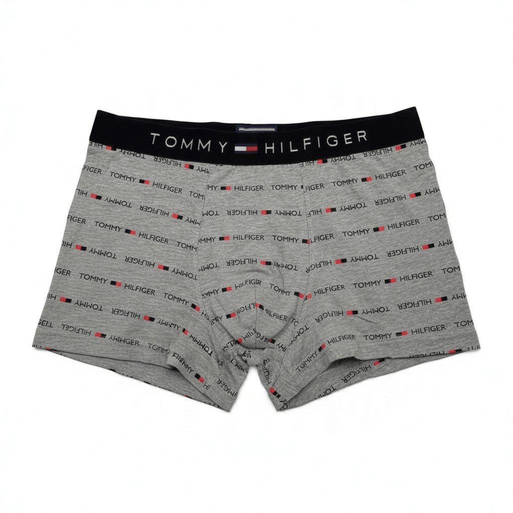 Tommy Hilfiger Men's Logo Boxer Set (3-Pack) — Navy, Black & Grey - MASTERPIECE
