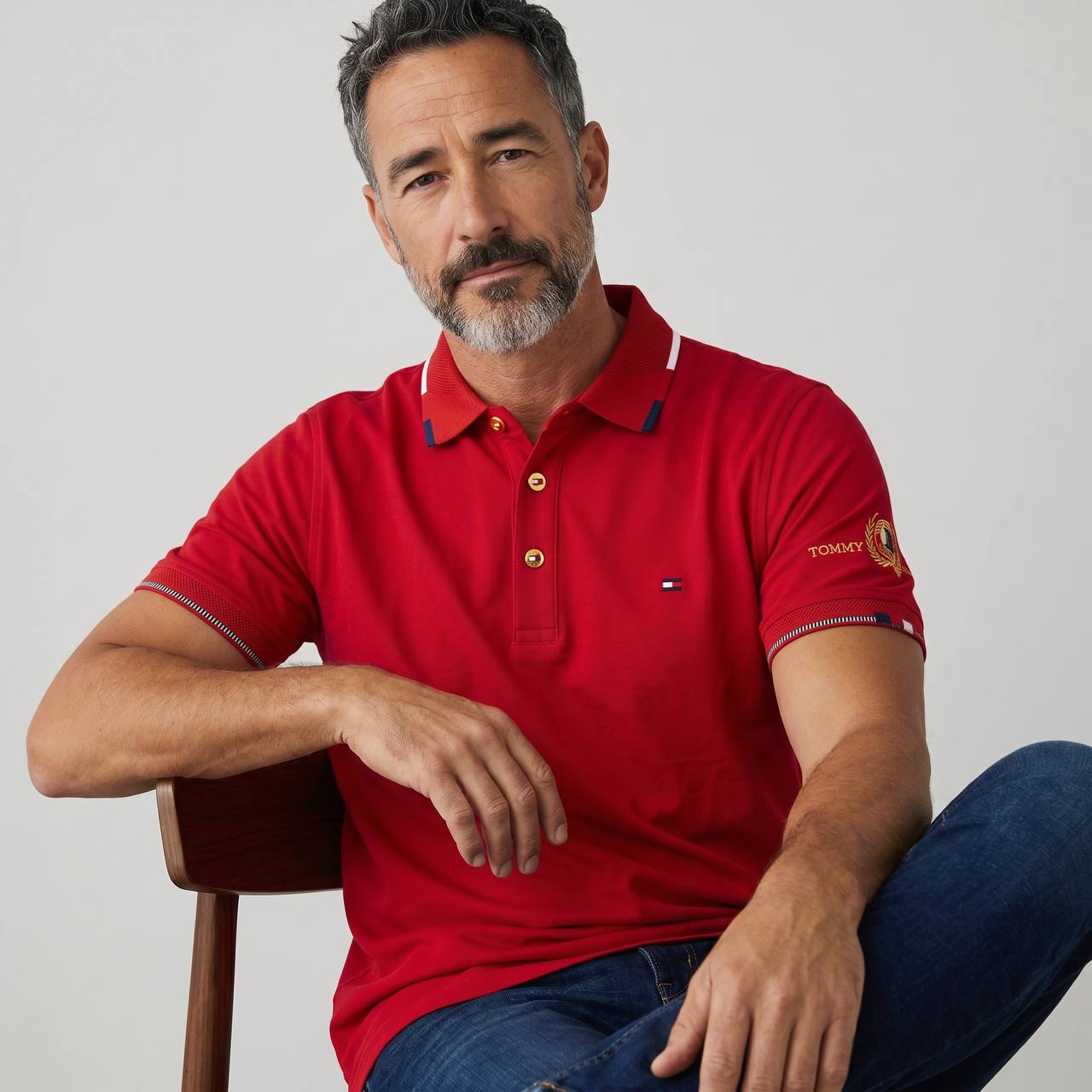 Tommy Hilfiger Premium Polo – Red Edition ❤️🇺🇸 - MASTERPIECE
